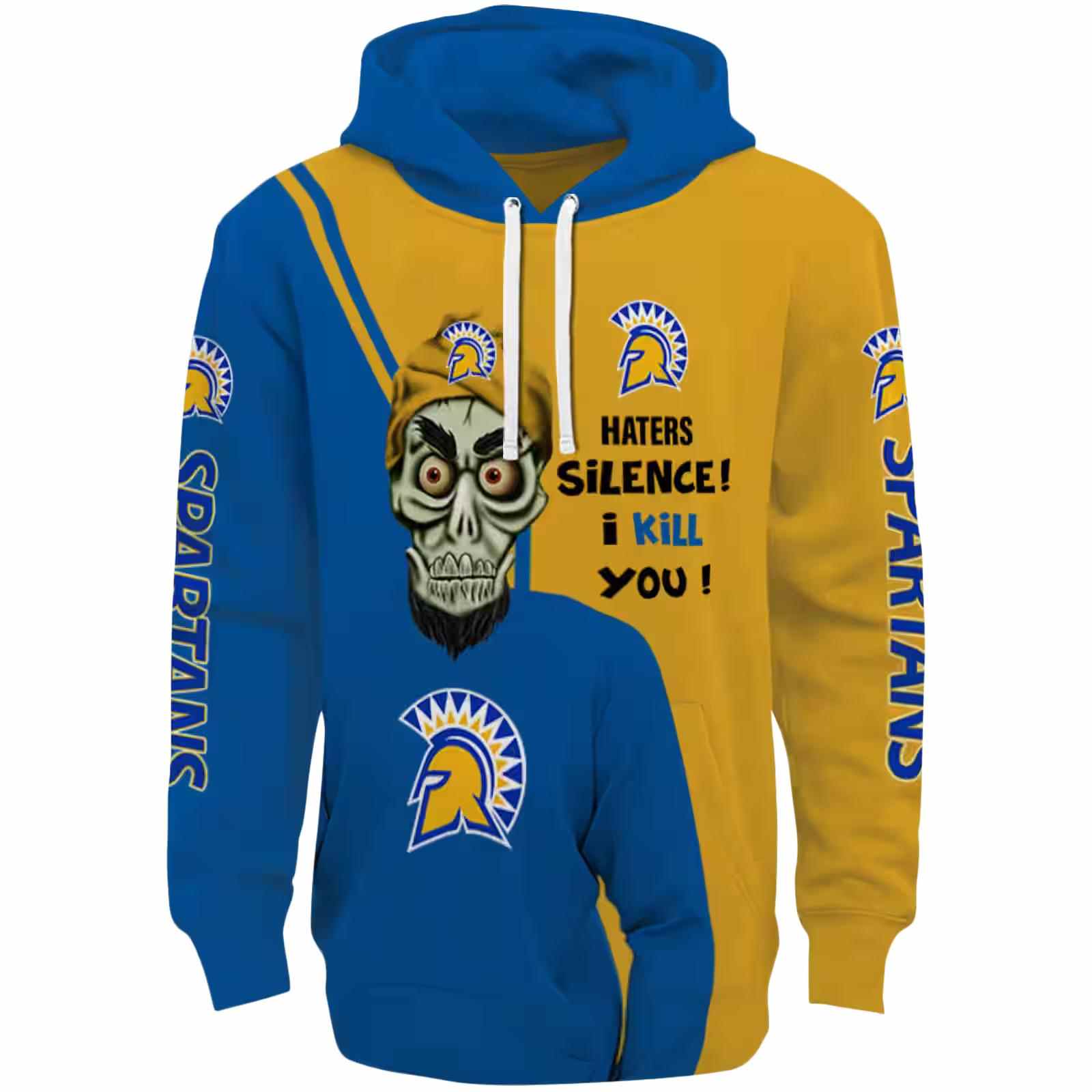 San Jose State Spartans Achmed Skull Blue Hoodie