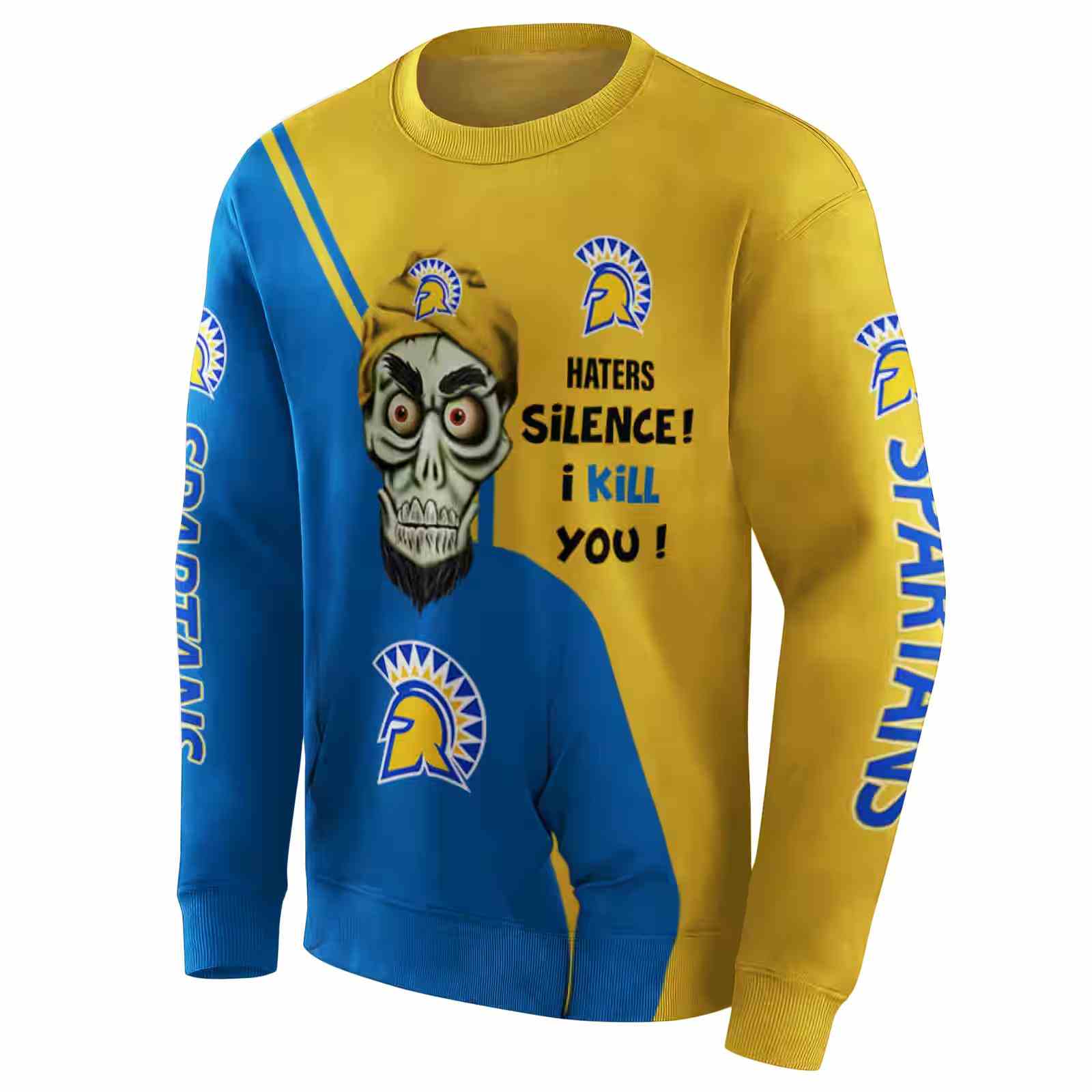 san jose state spartans achmed skull blue hoodie new arrival