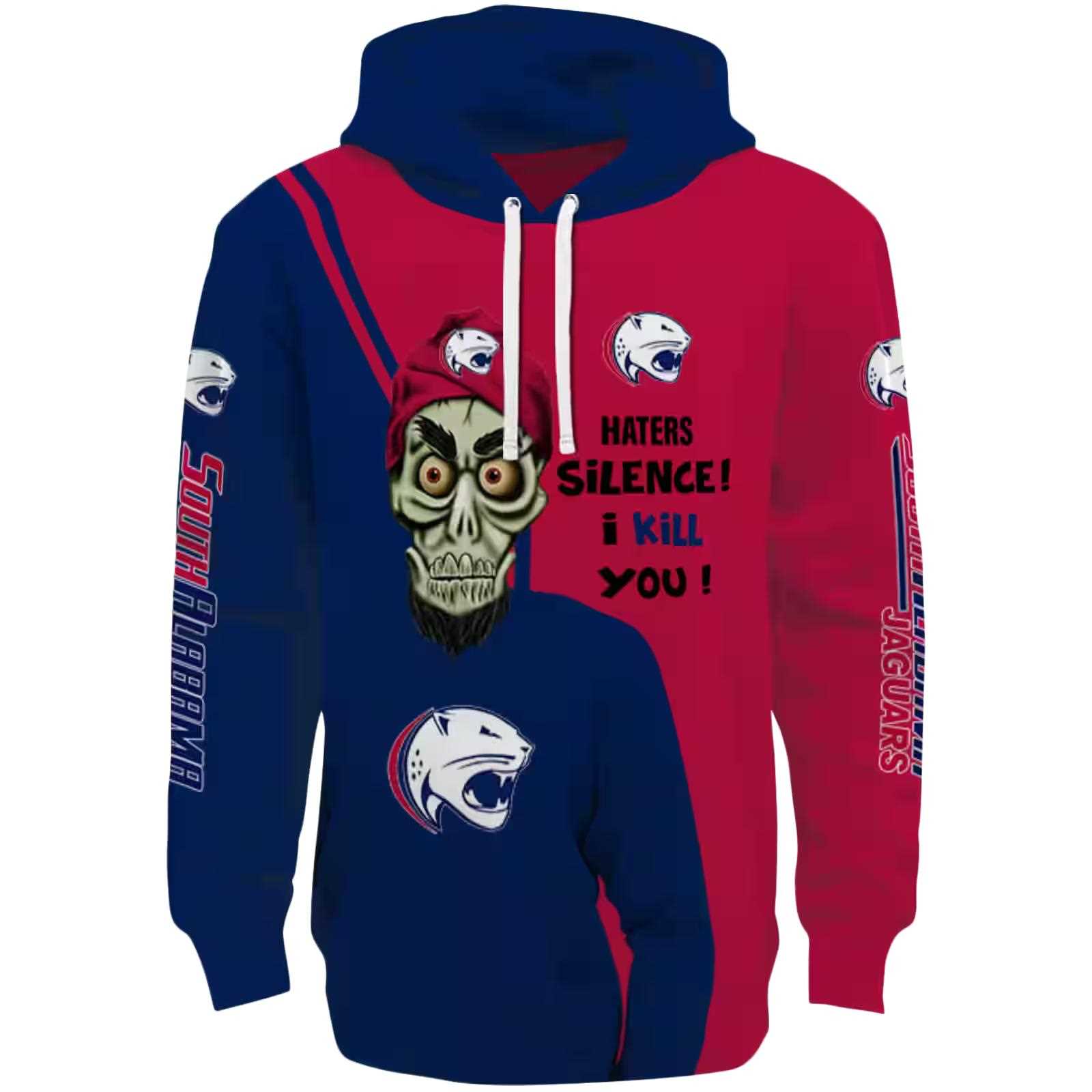 South Alabama Jaguars Achmed Skull Blue Hoodie