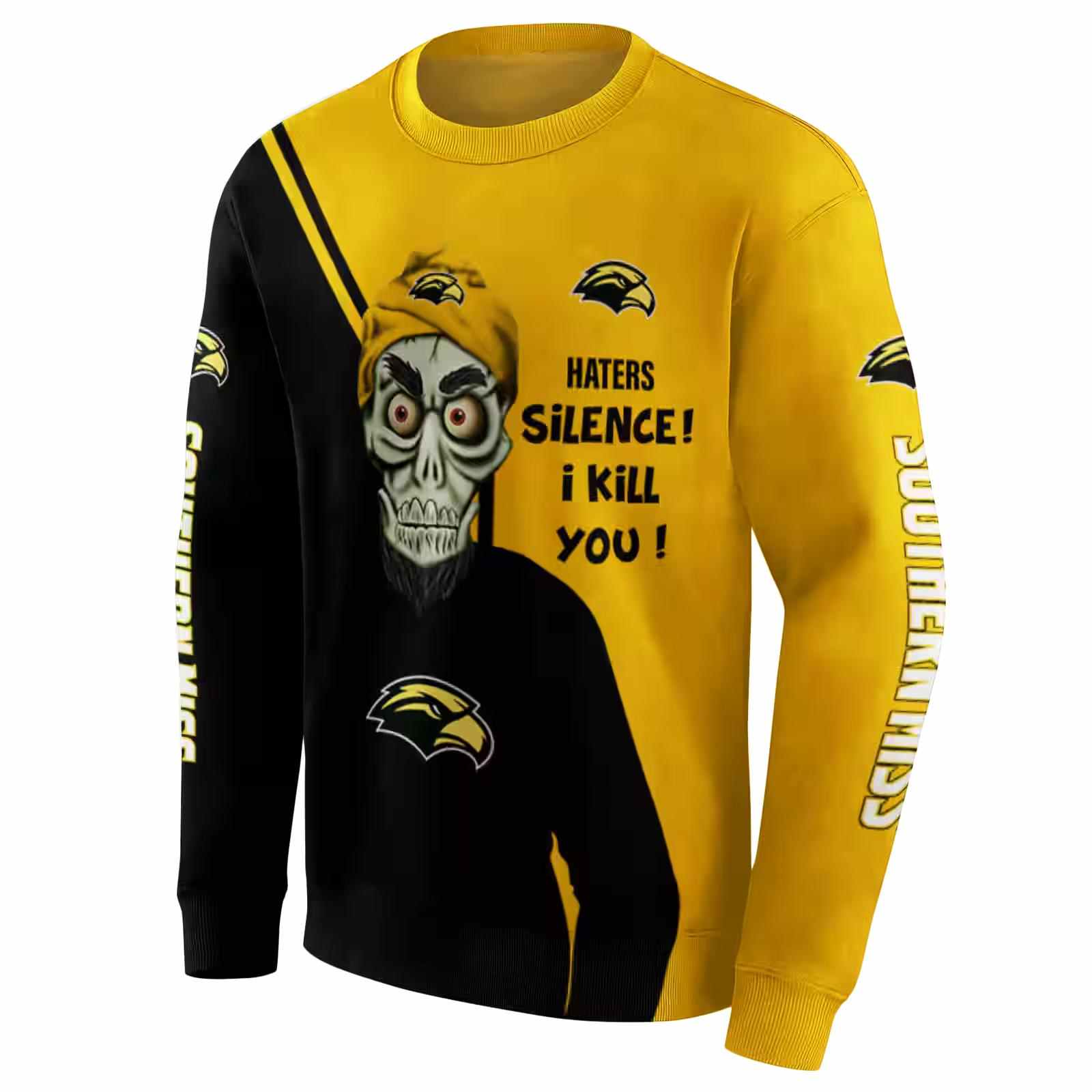 southern miss golden eagles achmed skull black hoodie new arrival