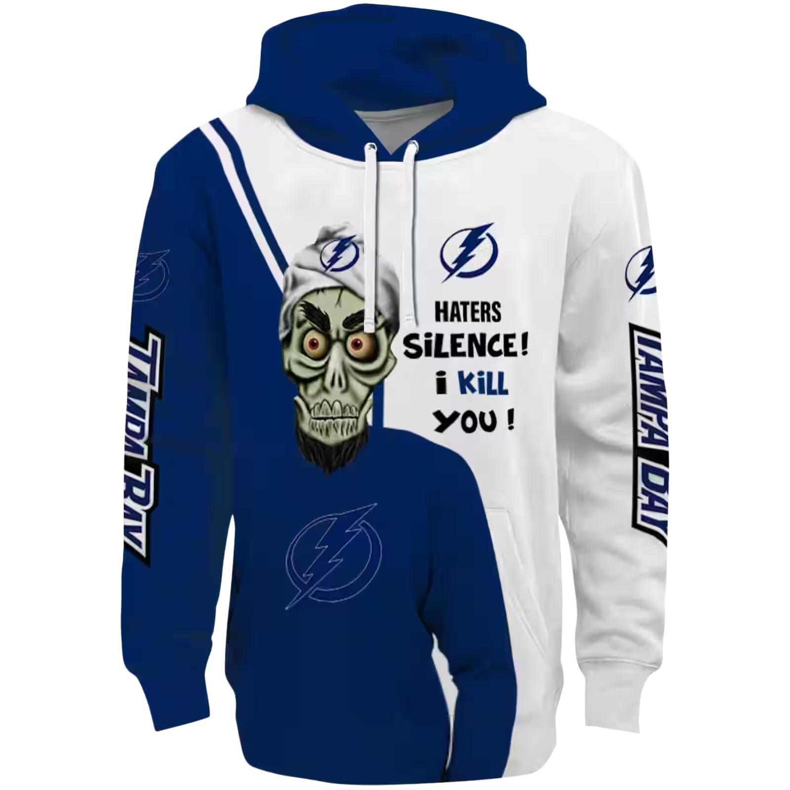 Tampa Bay Lightning Achmed Skull Blue Hoodie