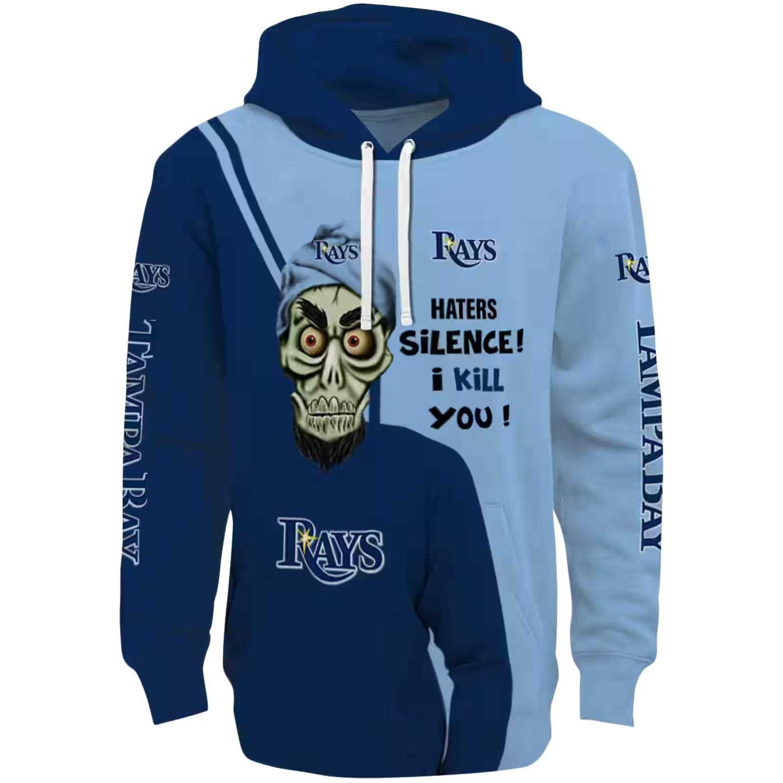 Tampa Bay Rays Achmed Skull Navy Hoodie