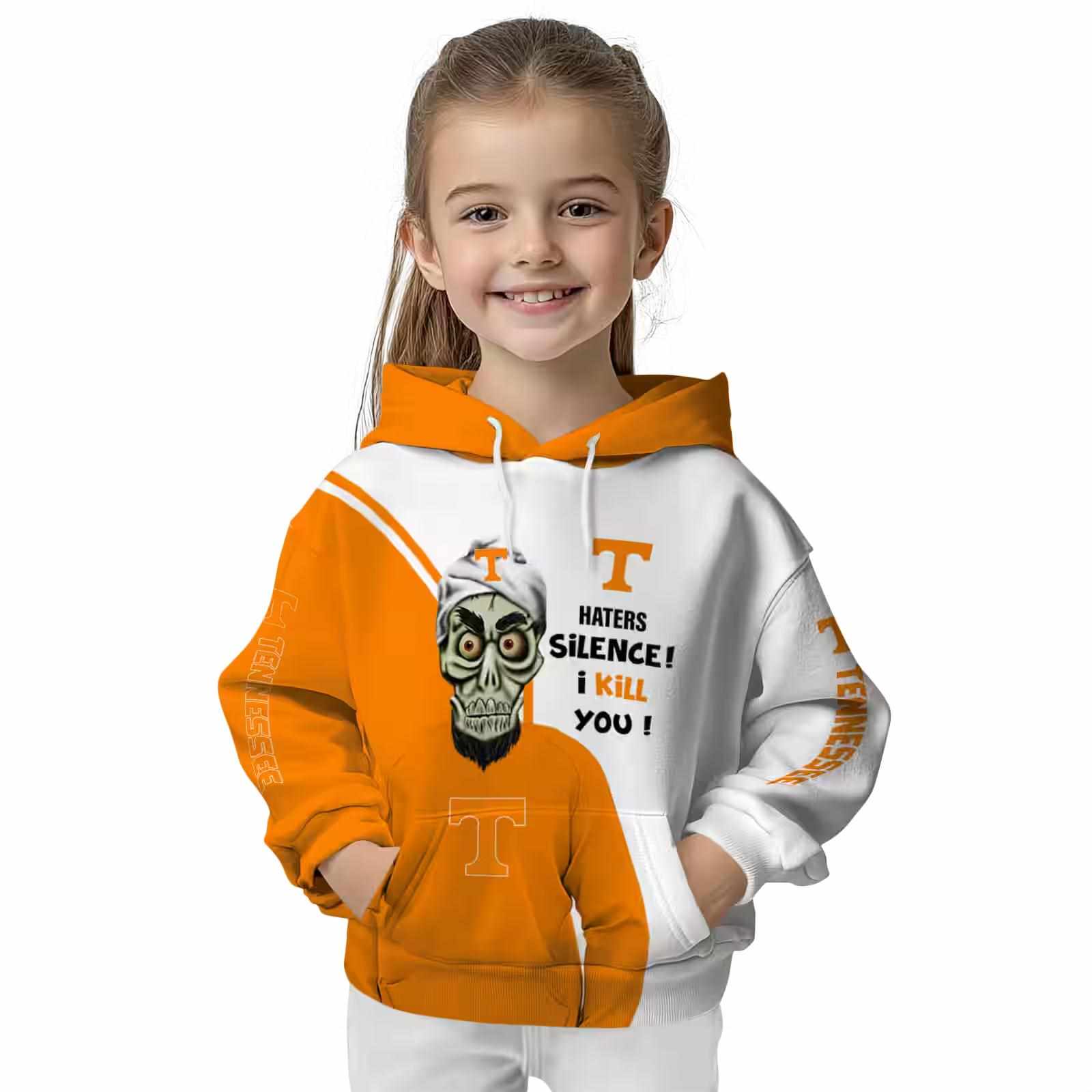 tennessee volunteers achmed skull orange hoodie top rated