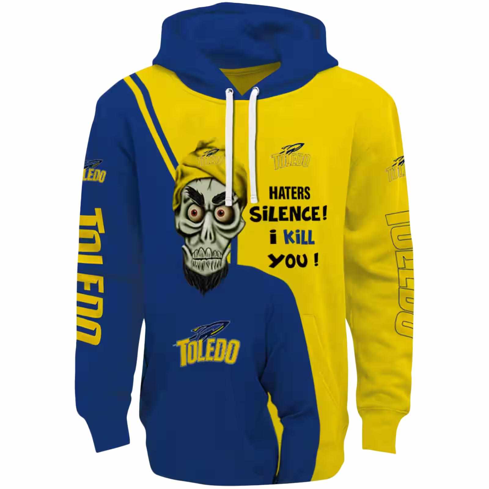 Toledo Rockets Achmed Skull Blue Hoodie