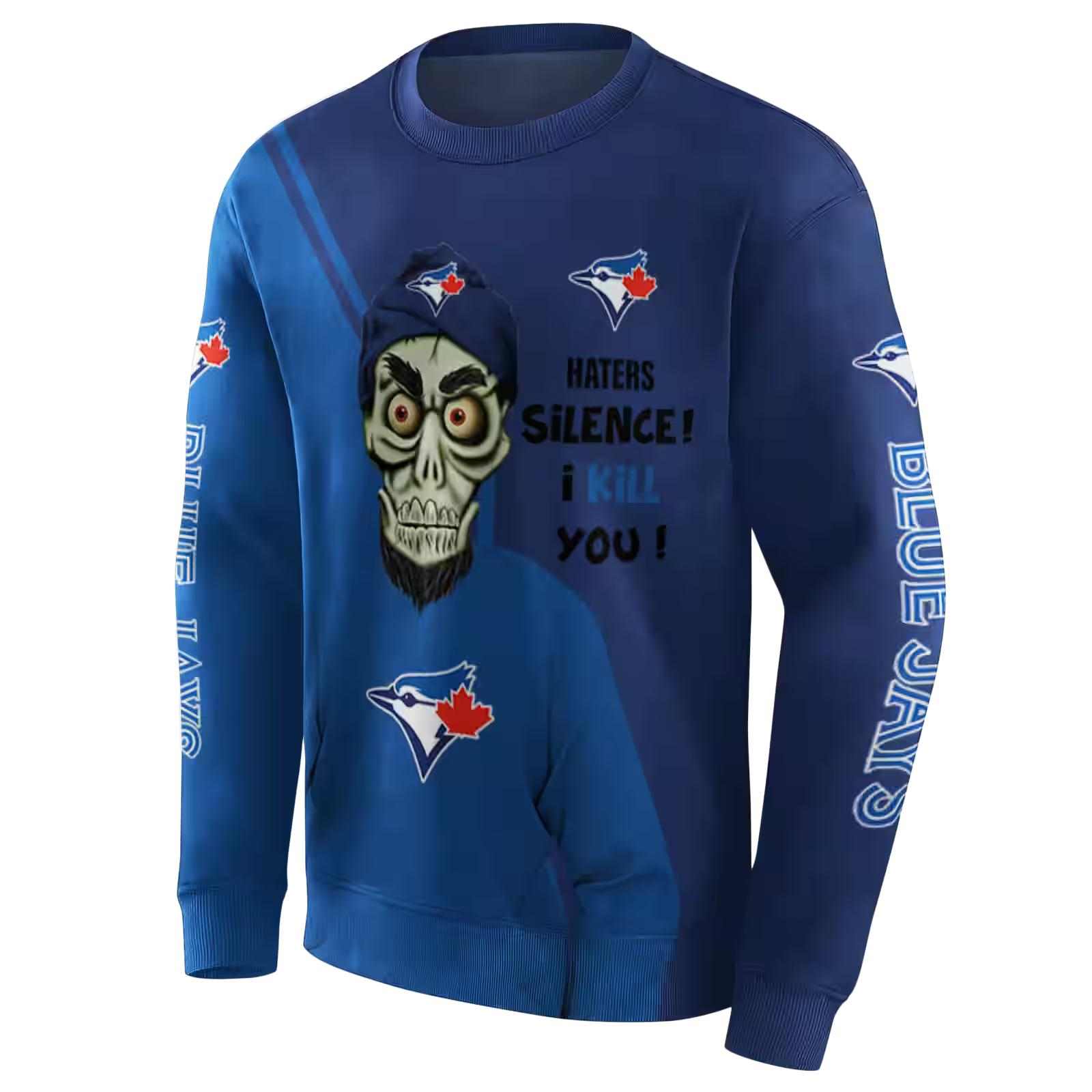 toronto blue jays achmed skull blue hoodie new arrival