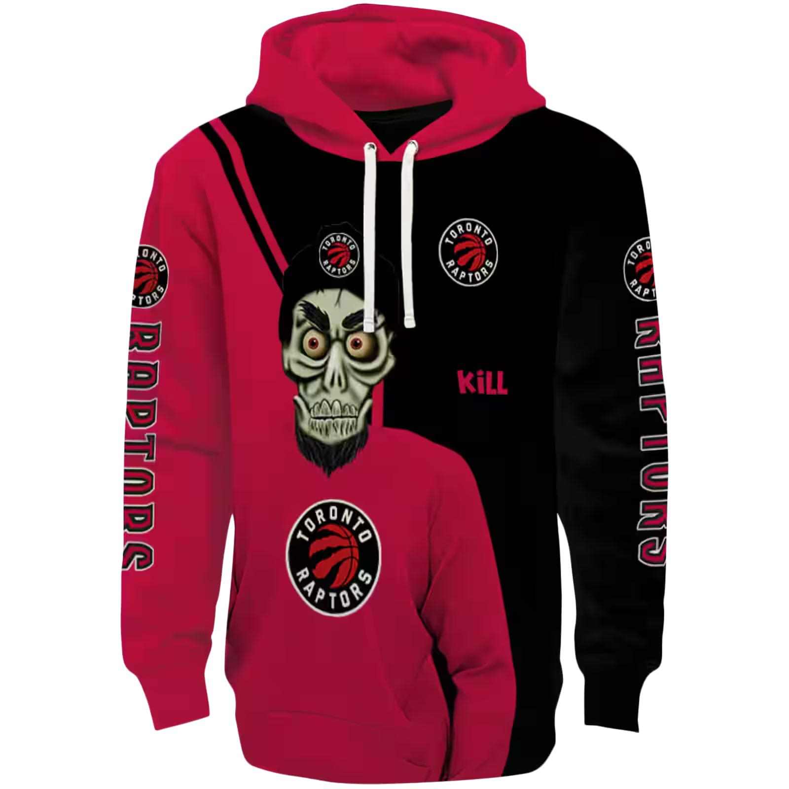 Toronto Raptors Achmed Skull Red Hoodie