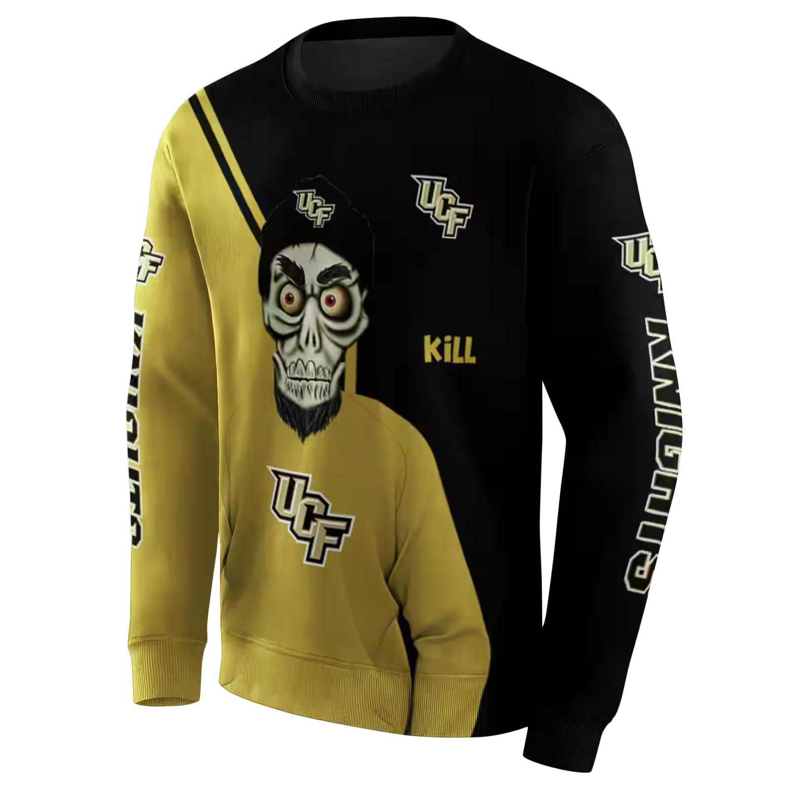 ucf knights achmed skull gold hoodie new arrival