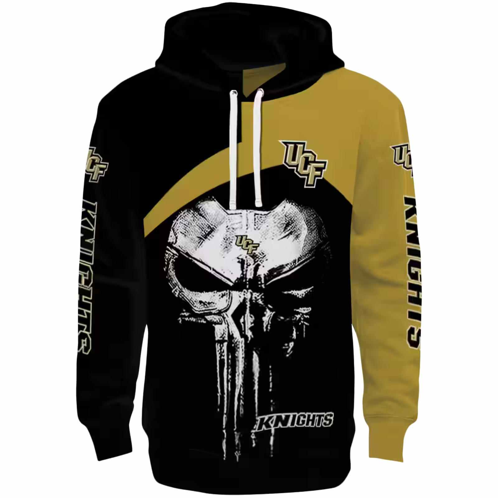 UCF Knights Skull Punisher Black Hoodie