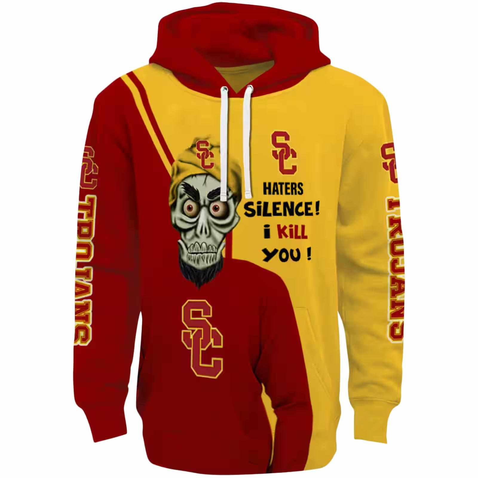 USC Trojans Achmed Skull Red Hoodie