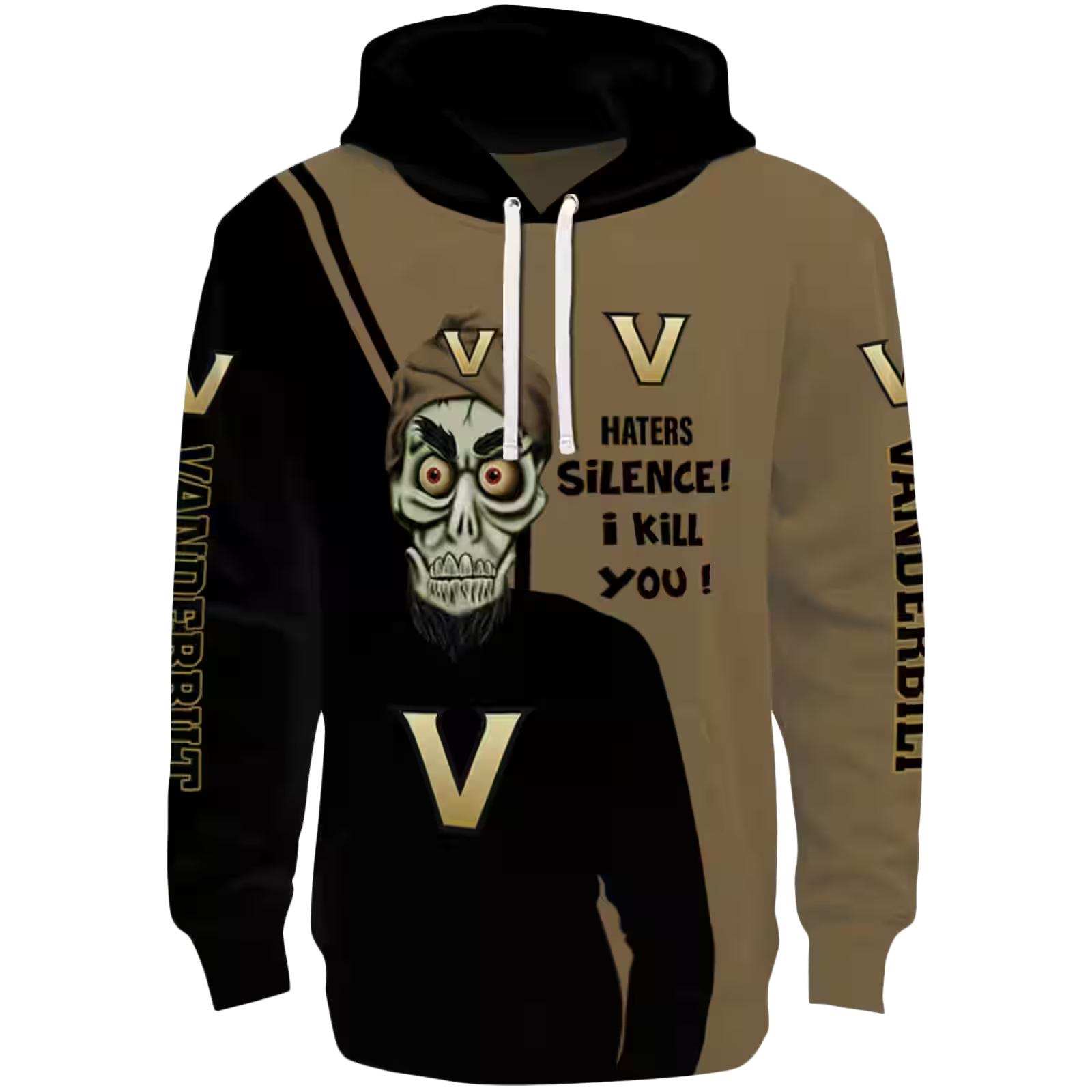 Vanderbilt Commodores Achmed Skull Black Hoodie