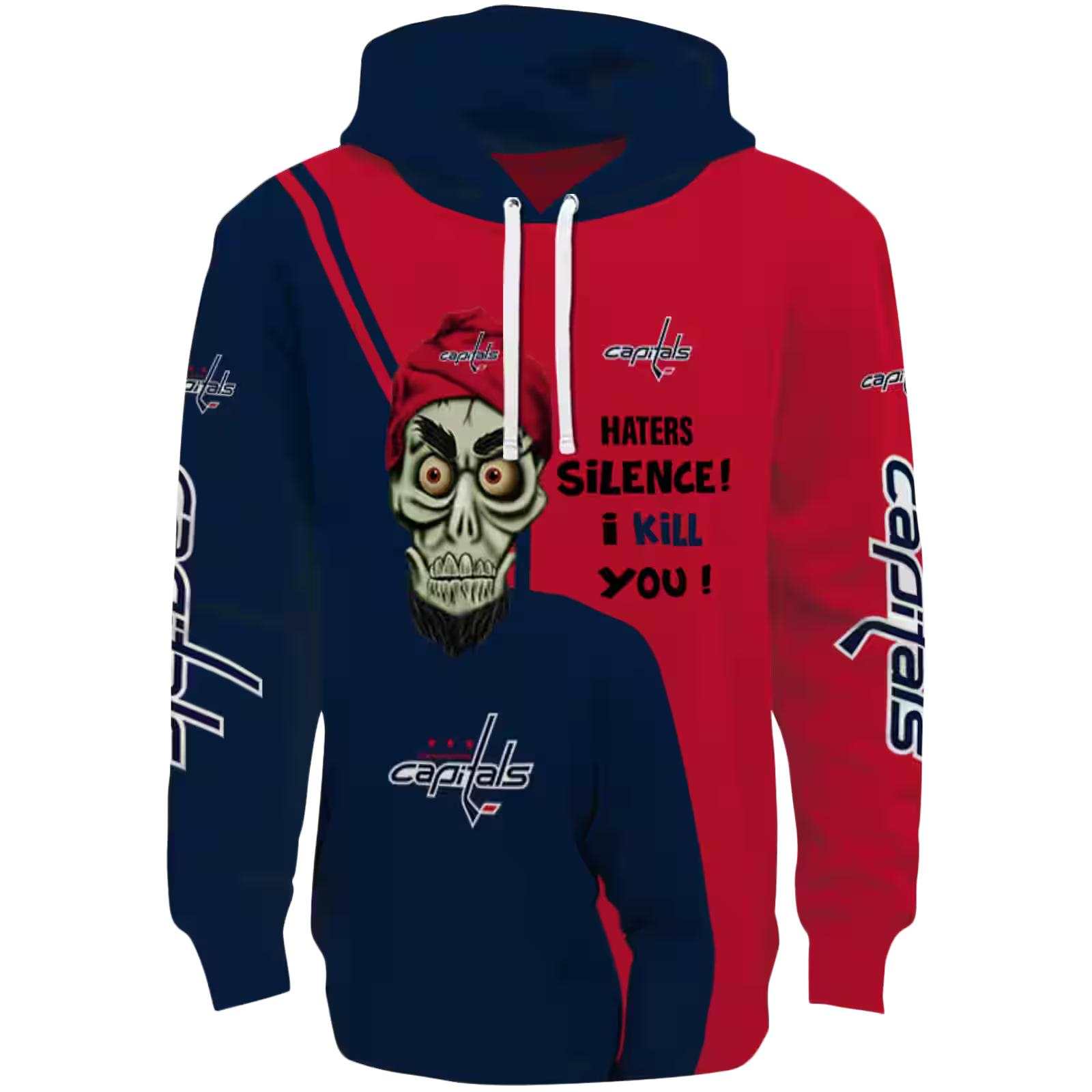 Washington Capitals Achmed Skull Blue Hoodie