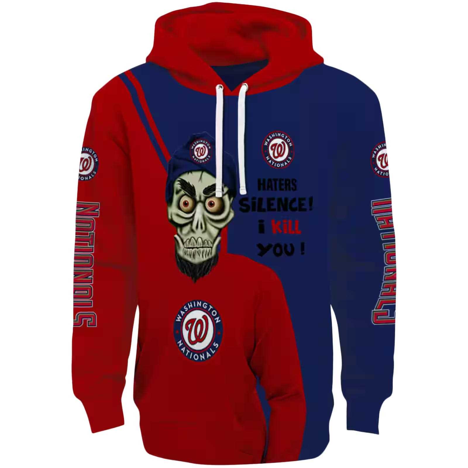 Washington Nationals Achmed Skull Red Hoodie