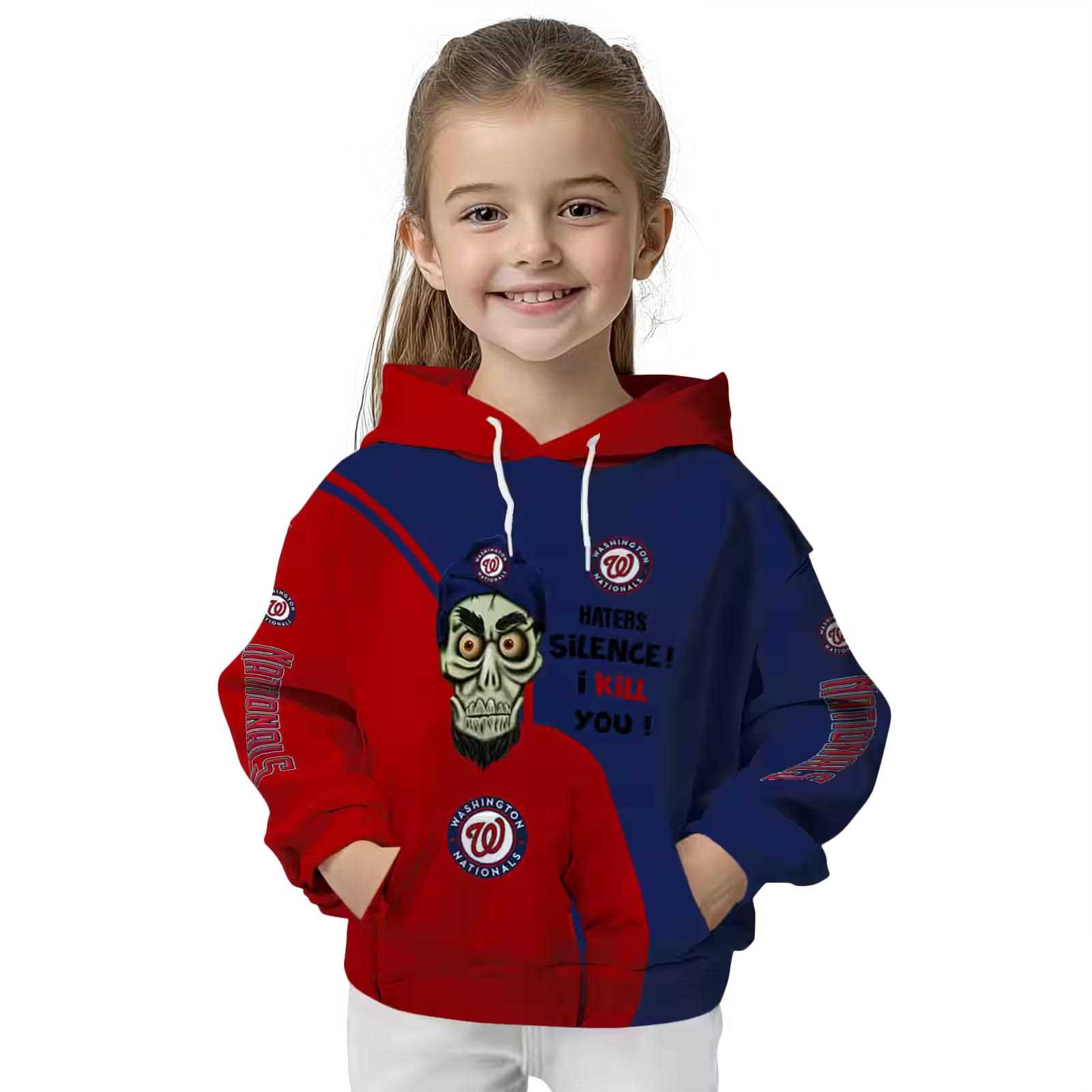 washington nationals achmed skull red hoodie top rated