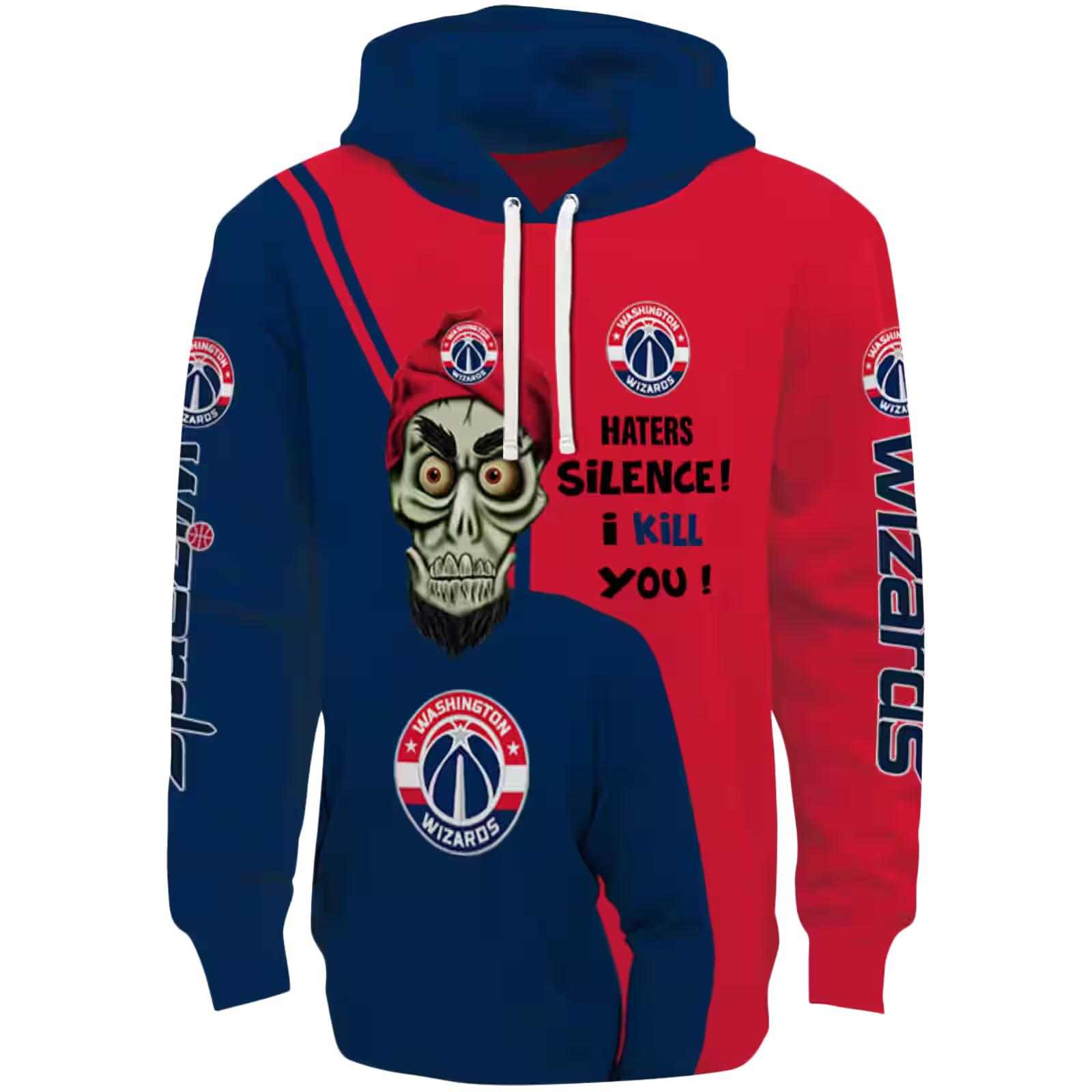 Washington Wizards Achmed Skull Blue Hoodie