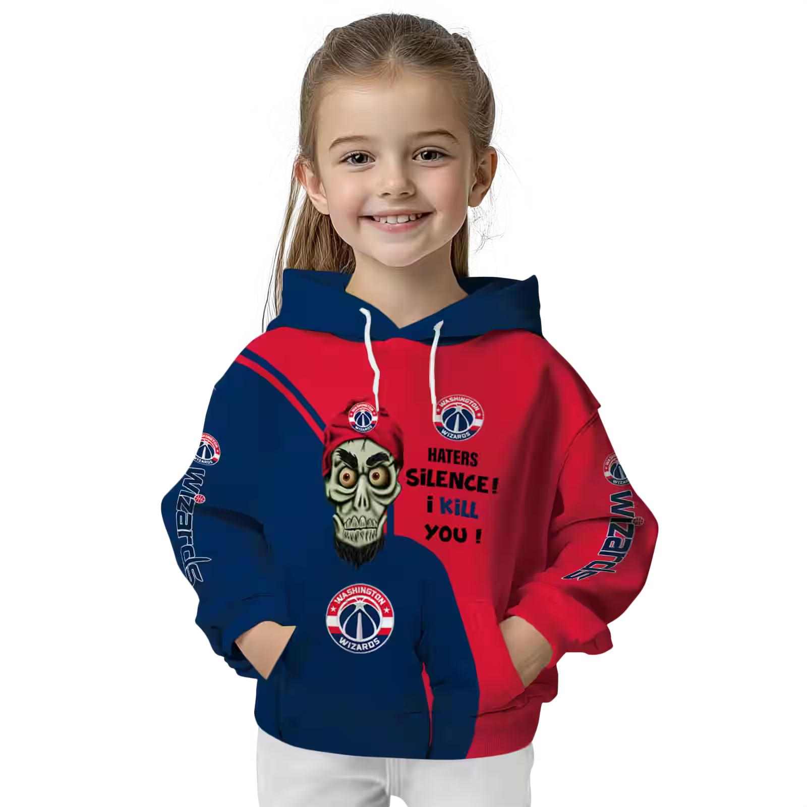 washington wizards achmed skull blue hoodie top rated