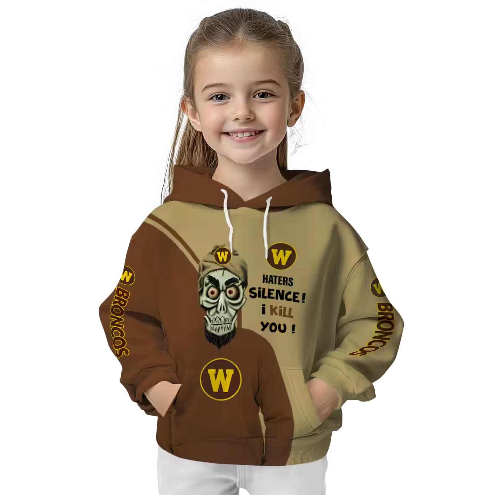 western michigan broncos achmed skull brown hoodie top rated