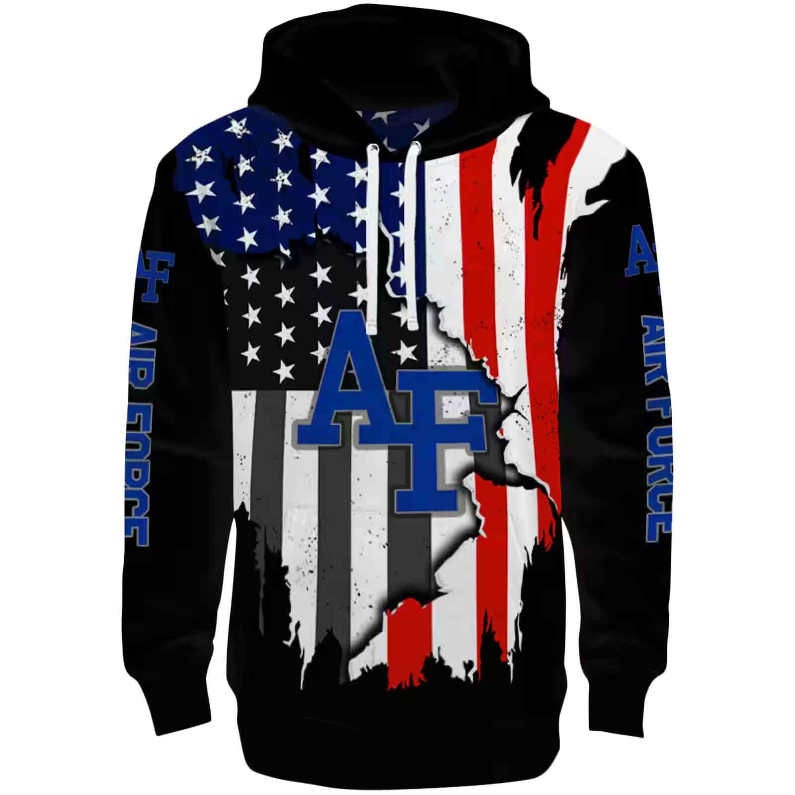 Air Force Falcons American Pride Black Hoodie