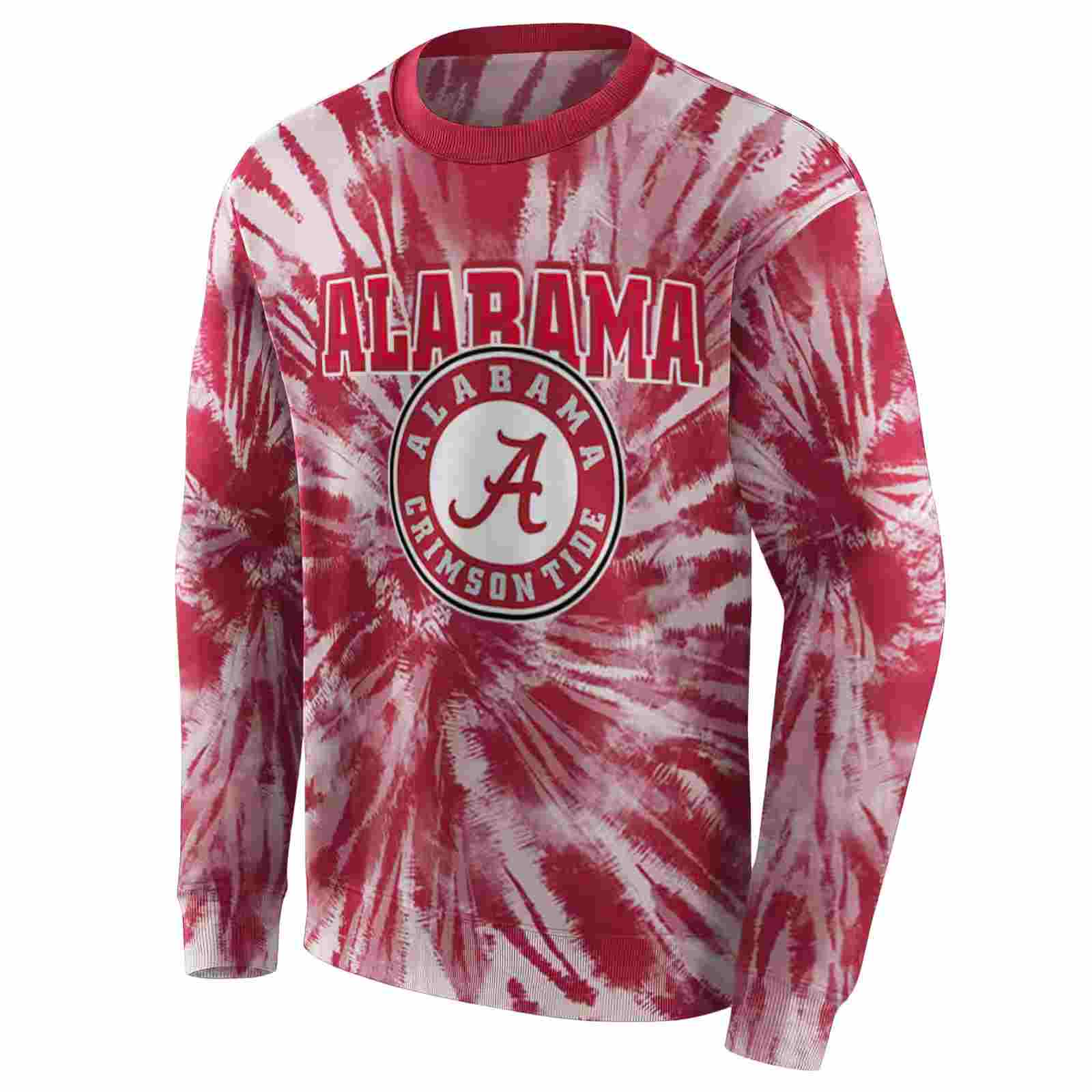 alabama crimson tide tie dye pattern crimson hoodie new arrival