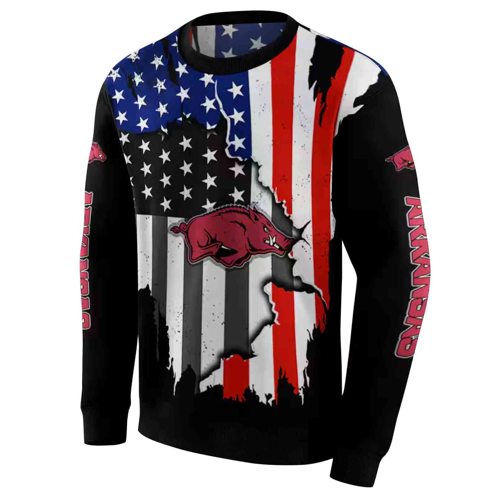 arkansas razorbacks american pride black hoodie new arrival