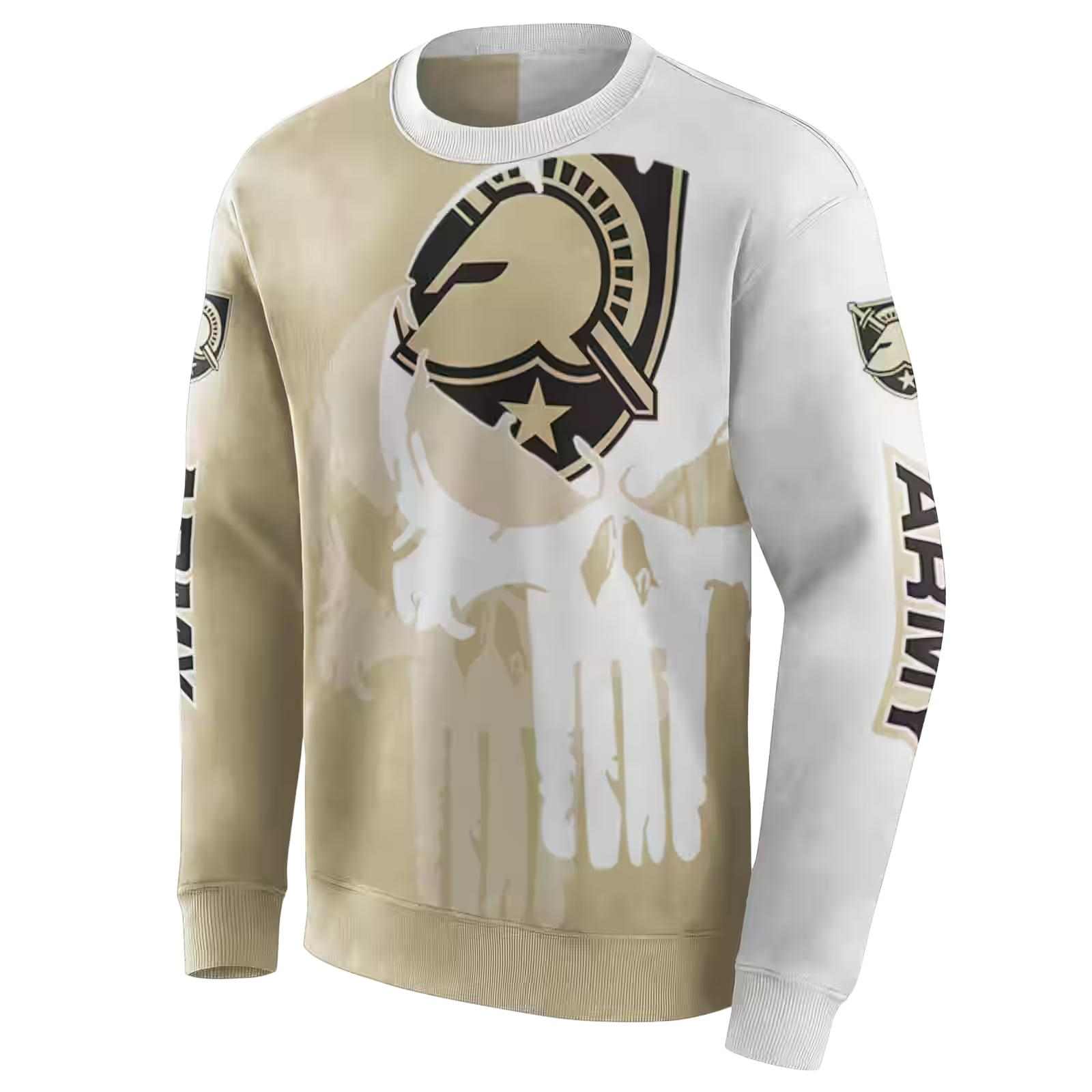 army black knights graphic punisher gold white hoodie new arrival