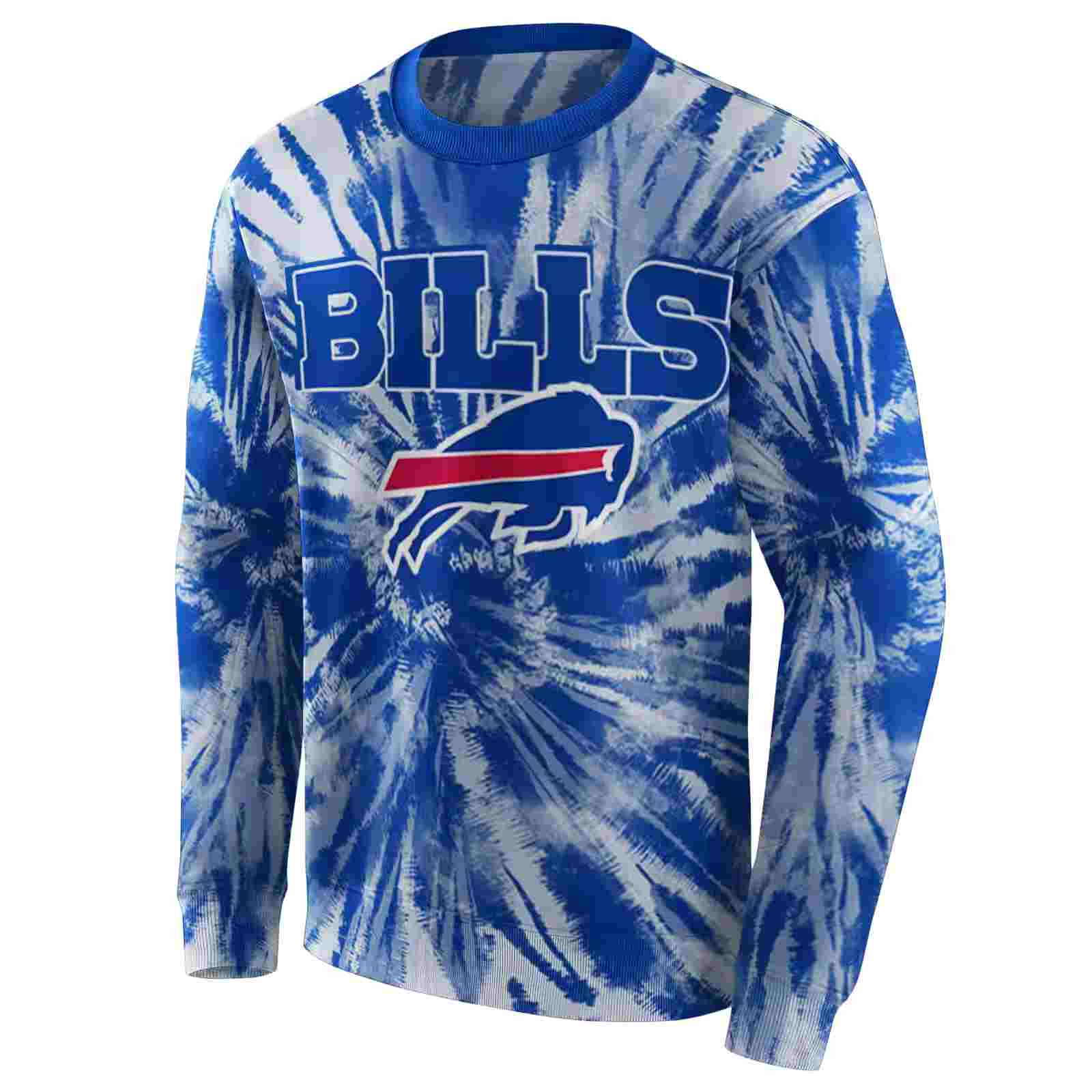 buffalo bills tie dye pattern blue hoodie new arrival