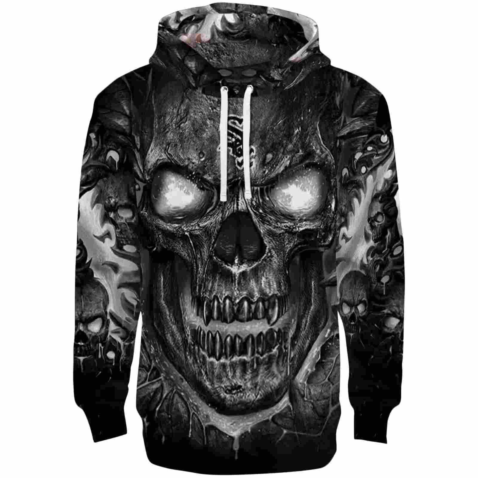 Chicago White Sox Demonic Skull Black Hoodie