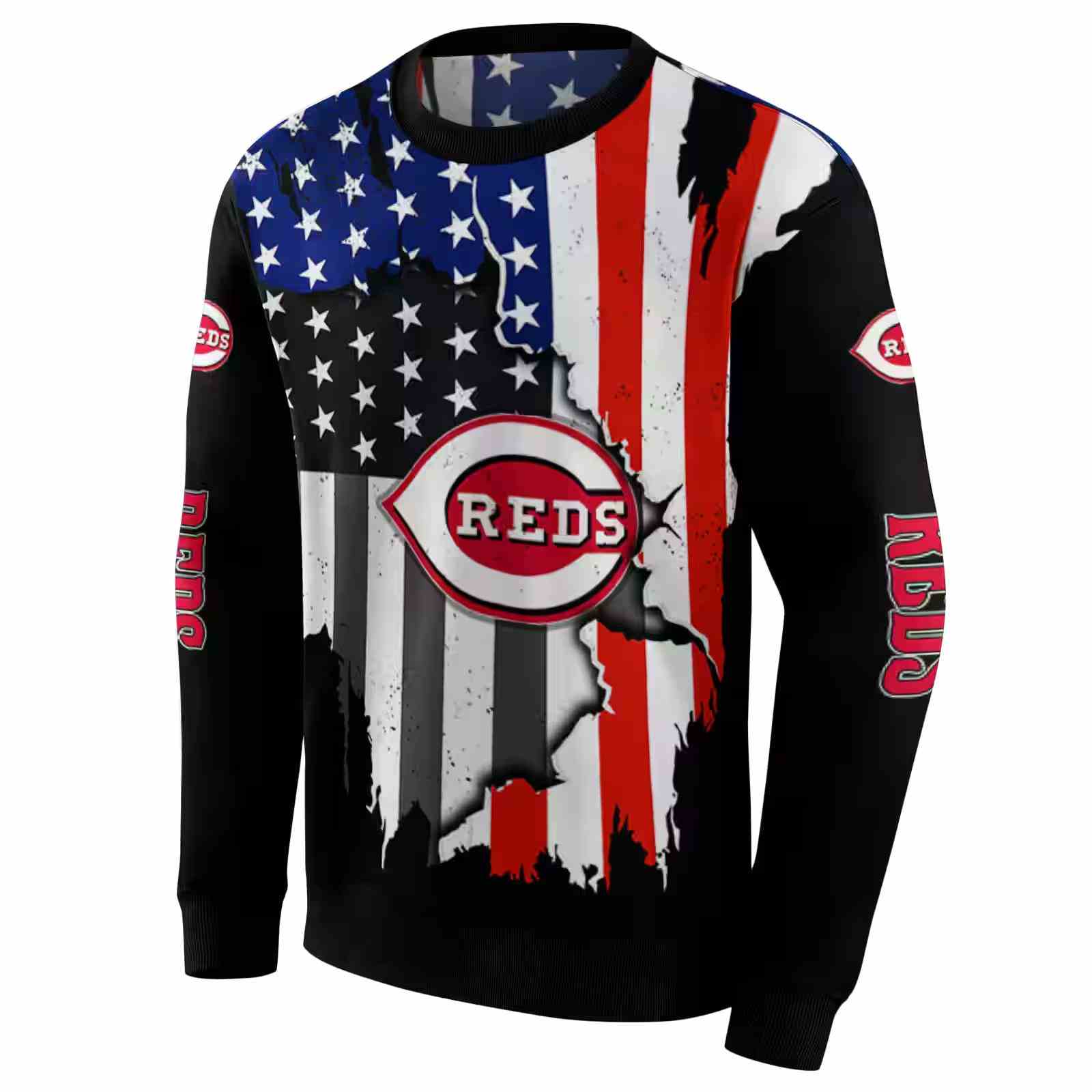 cincinnati reds american pride black hoodie new arrival