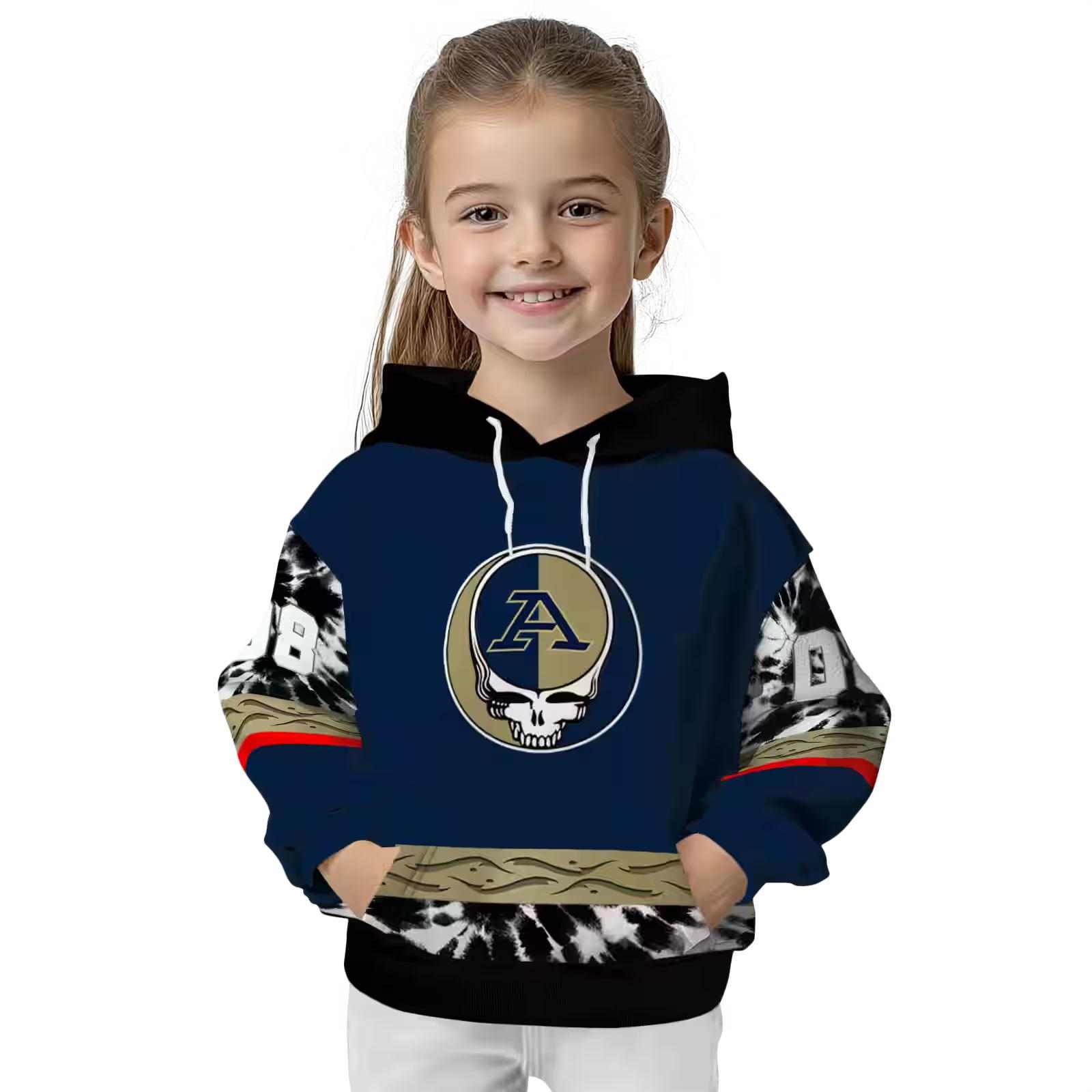 custom akron zips grateful vibes blue hoodie top rated