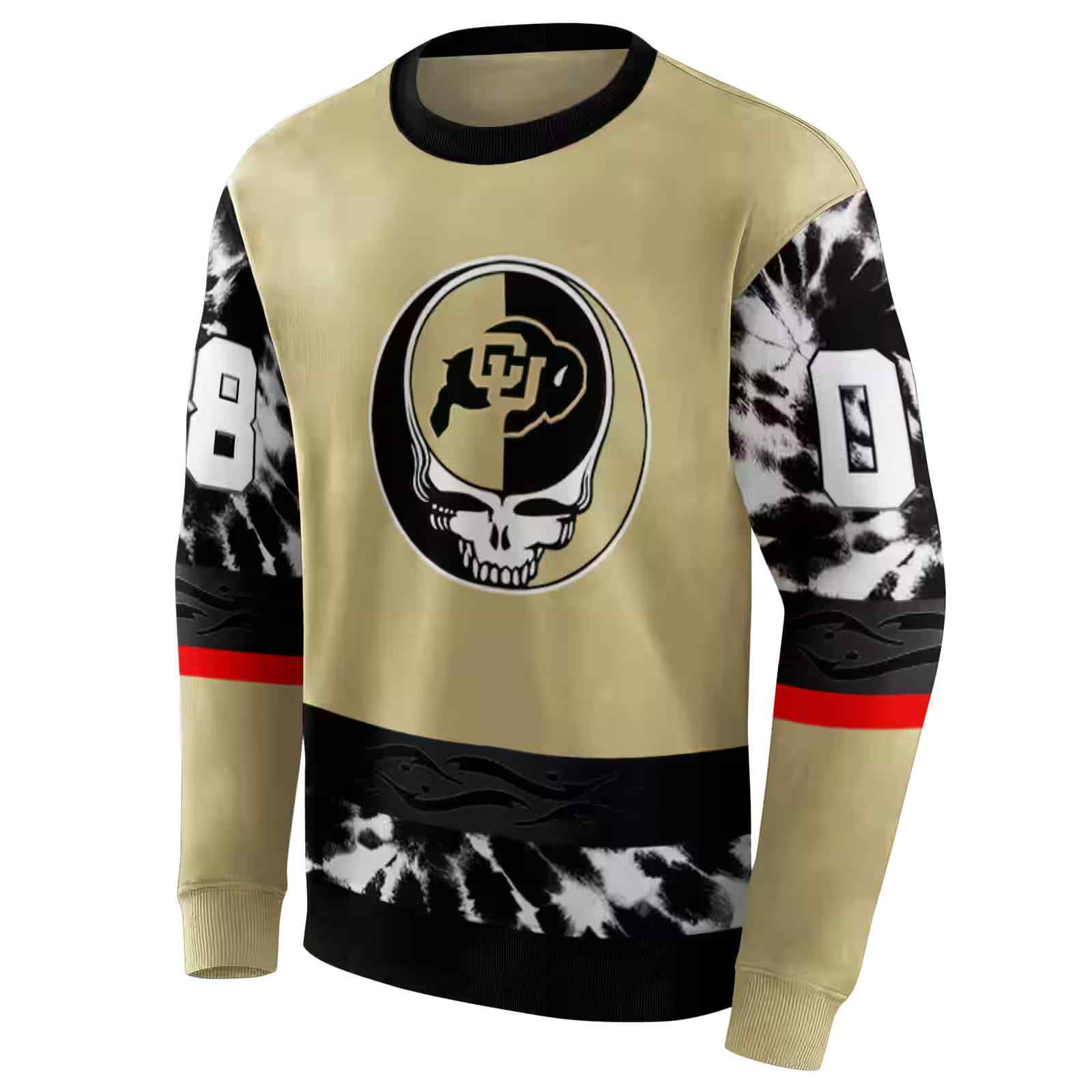 custom colorado buffaloes grateful vibes gold hoodie new arrival