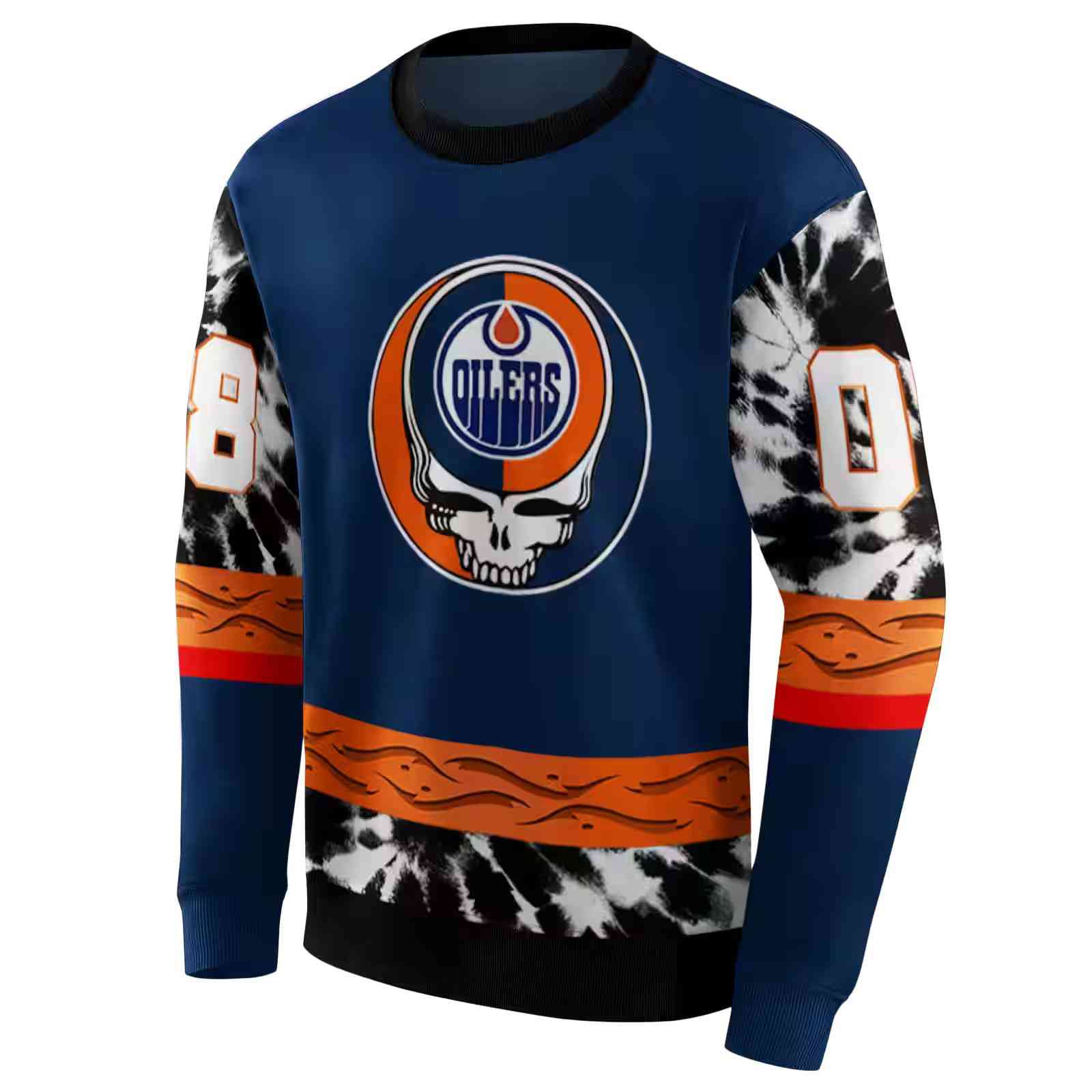 custom edmonton oilers grateful vibes blue hoodie new arrival