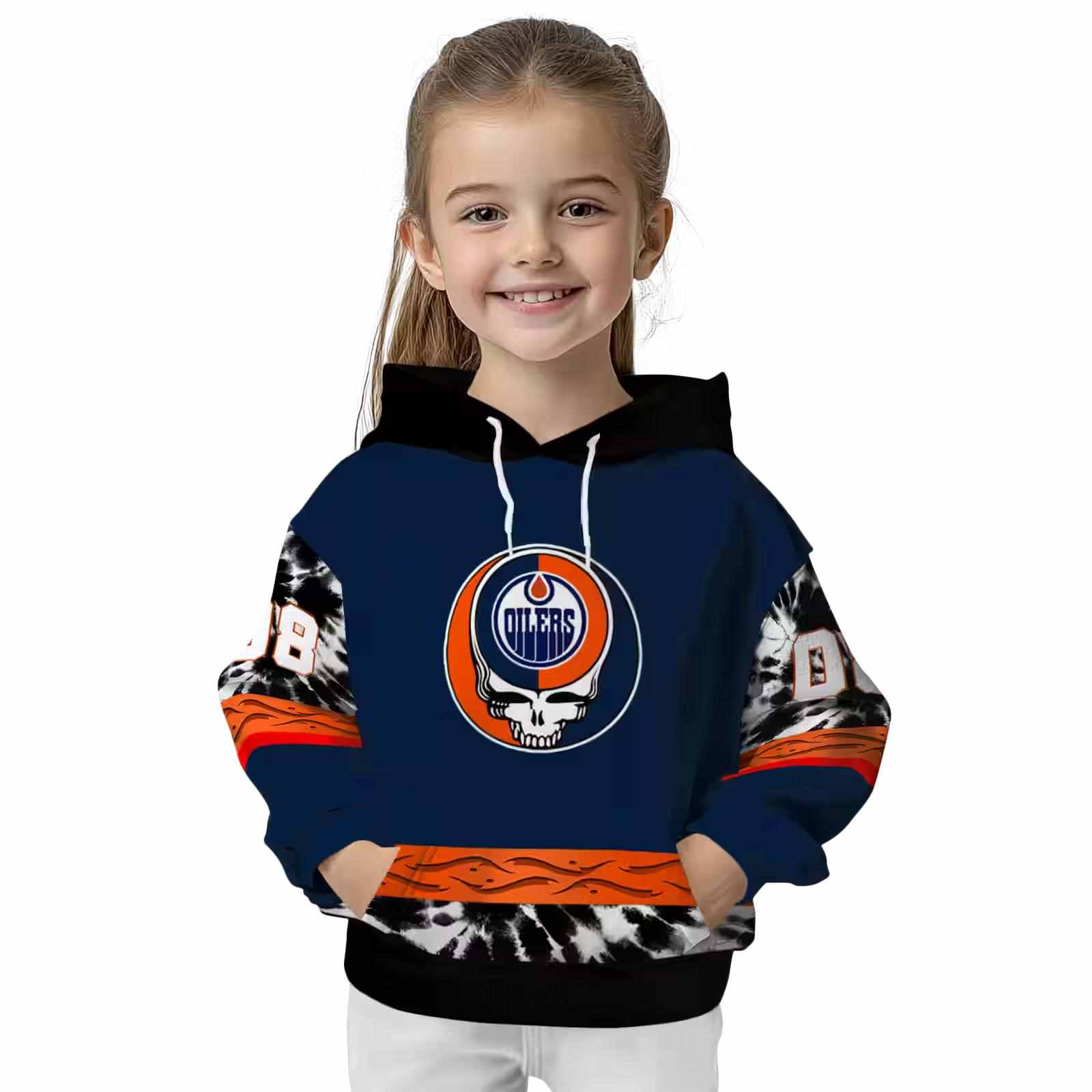 custom edmonton oilers grateful vibes blue hoodie top rated