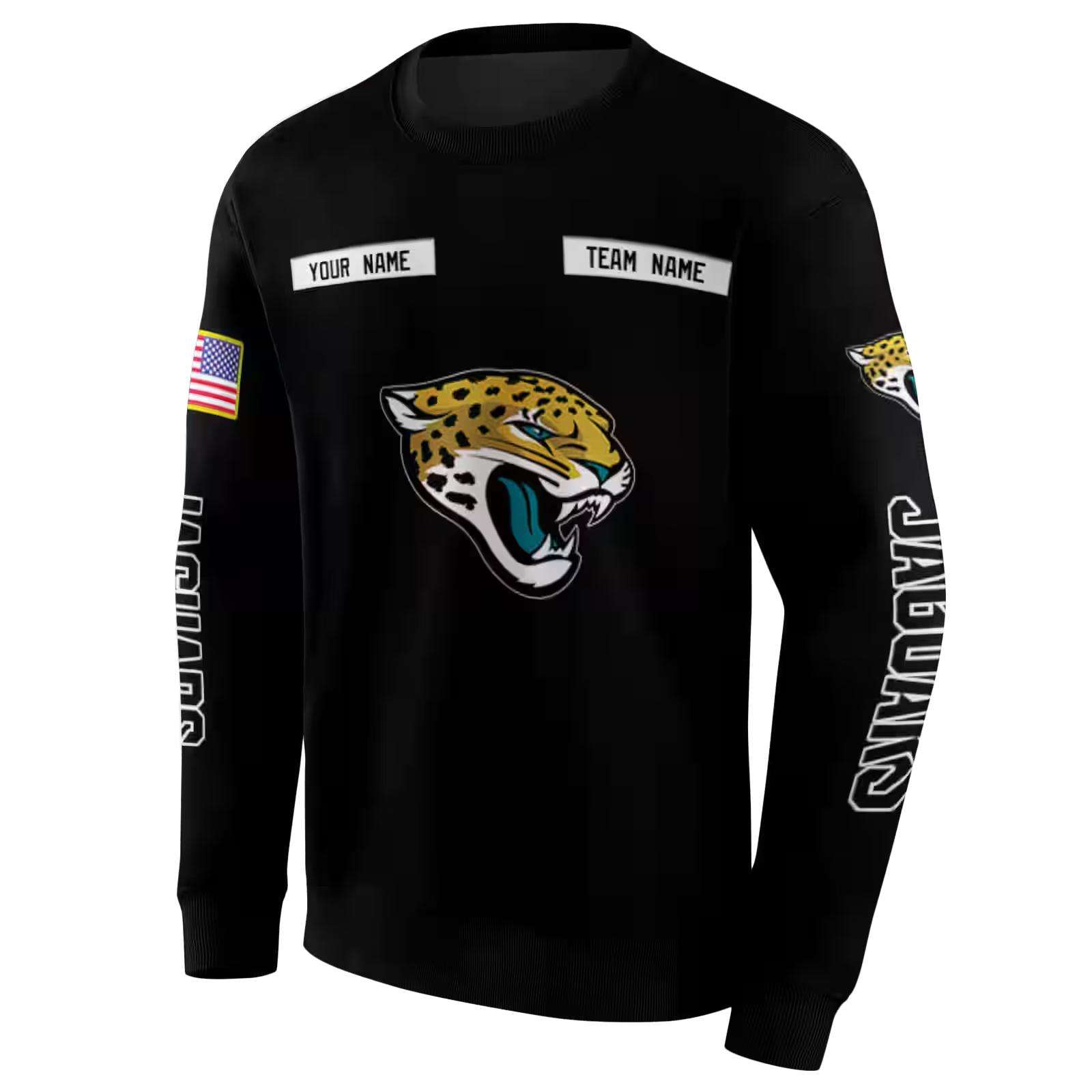 custom jacksonville jaguars punisher skull black hoodie new arrival