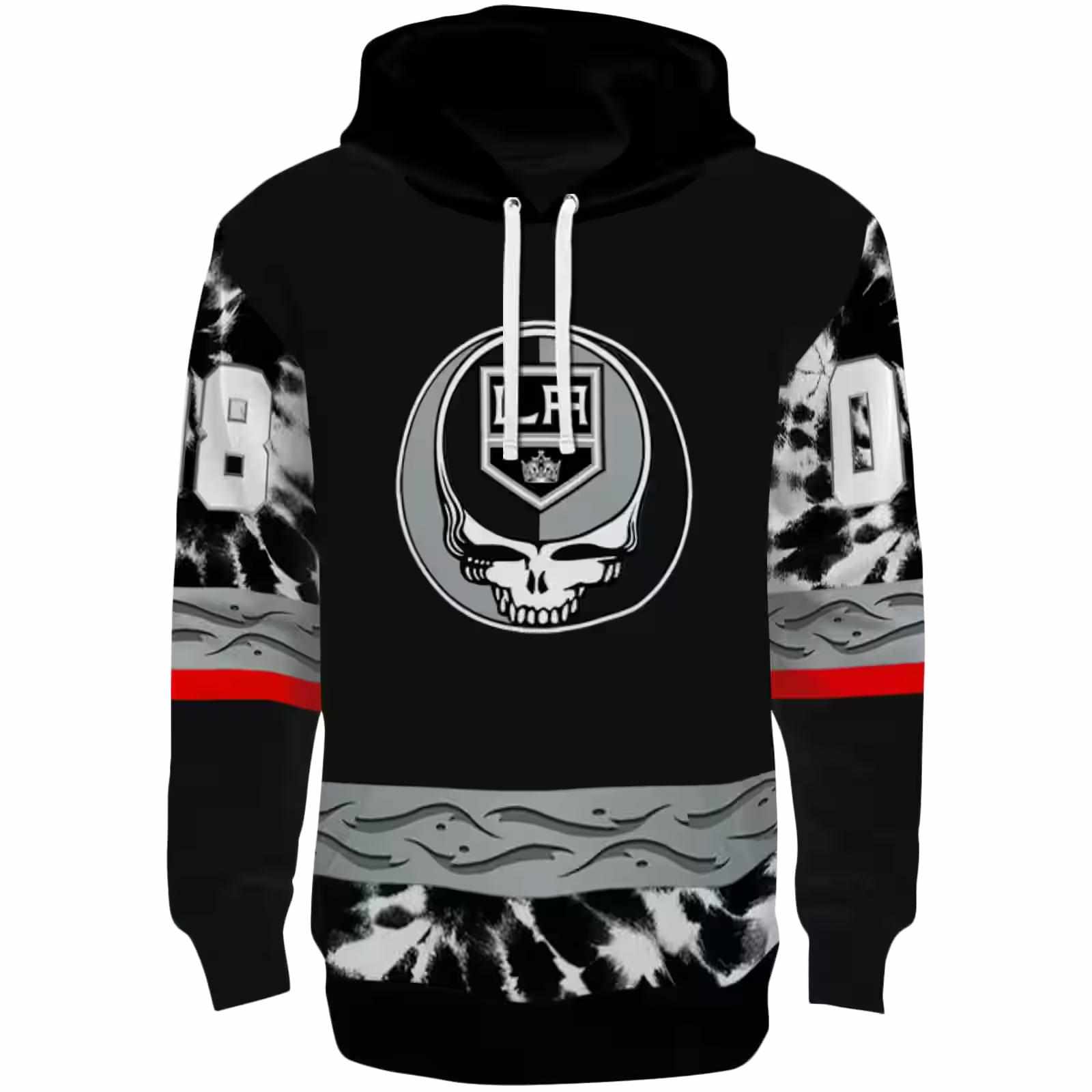 Custom Los Angeles Kings Grateful Vibes Black Hoodie