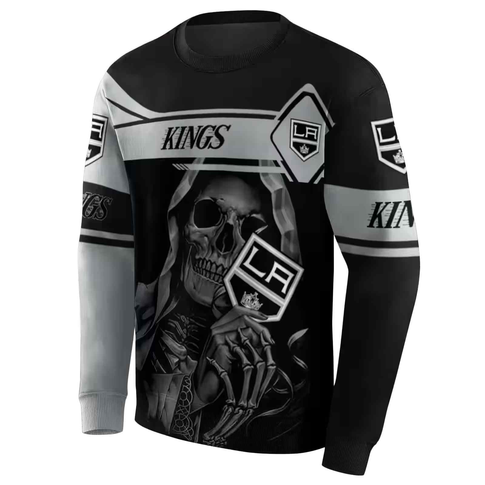 custom los angeles kings grim reaper black hoodie new arrival