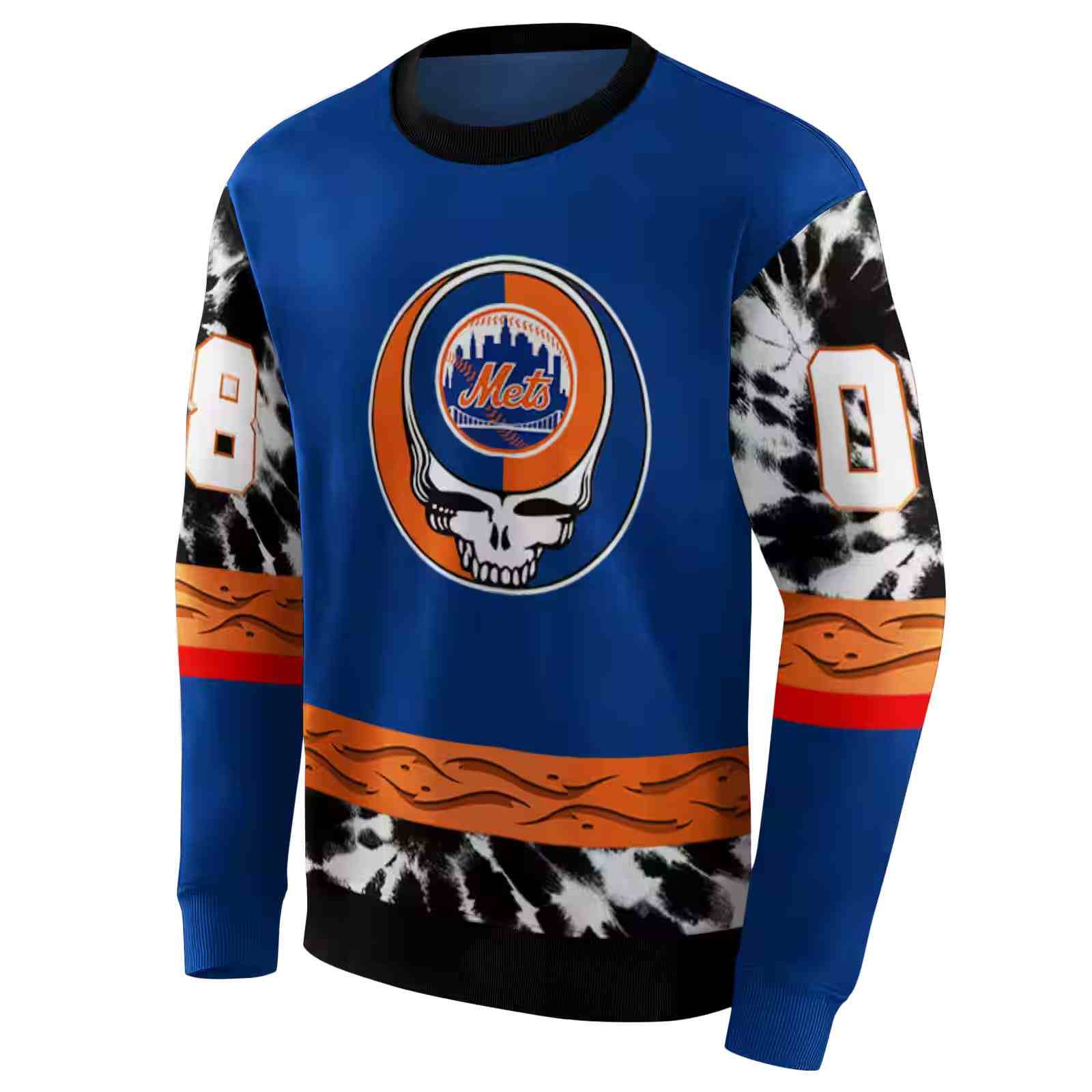 custom new york mets grateful vibes blue hoodie new arrival