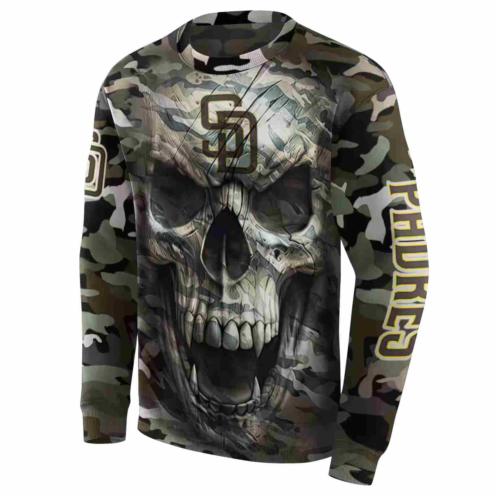 custom san diego padres camo skull hoodie new arrival