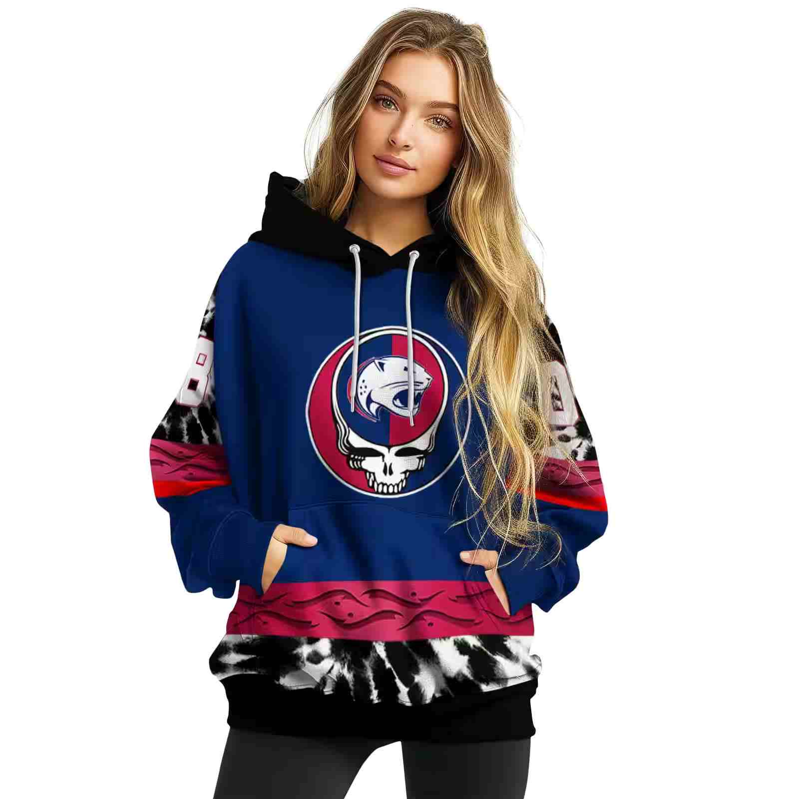 custom south alabama jaguars grateful vibes blue hoodie high quality