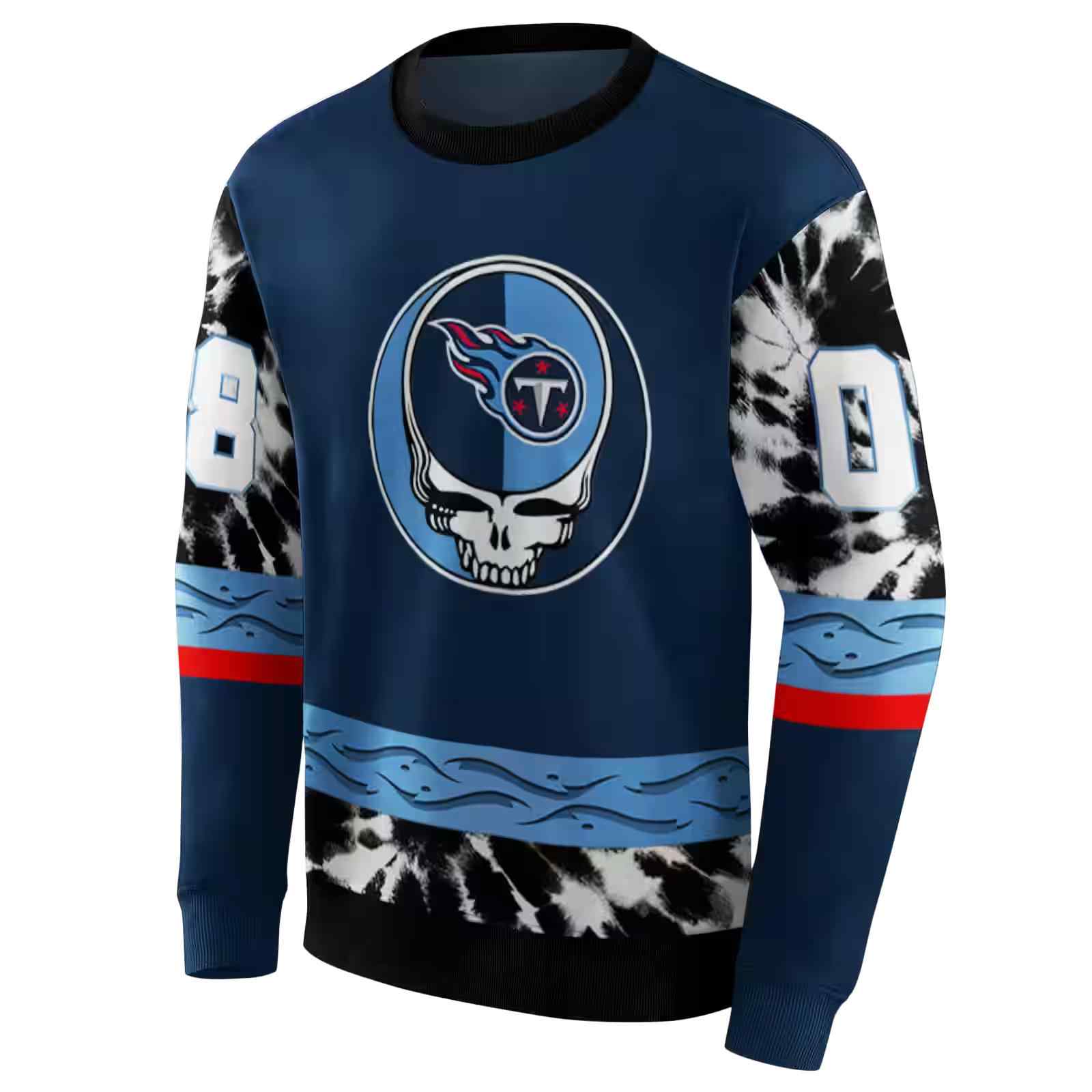 custom tennessee titans grateful vibes navy hoodie new arrival