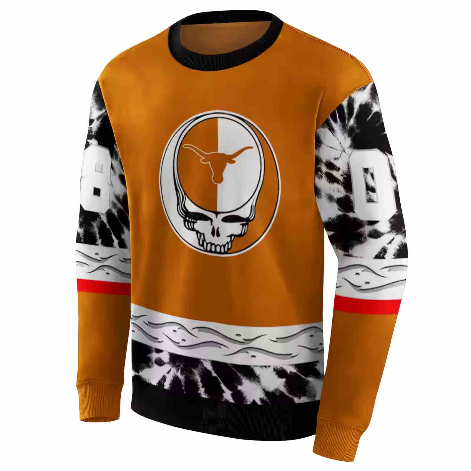 custom texas longhorns grateful vibes orange hoodie new arrival