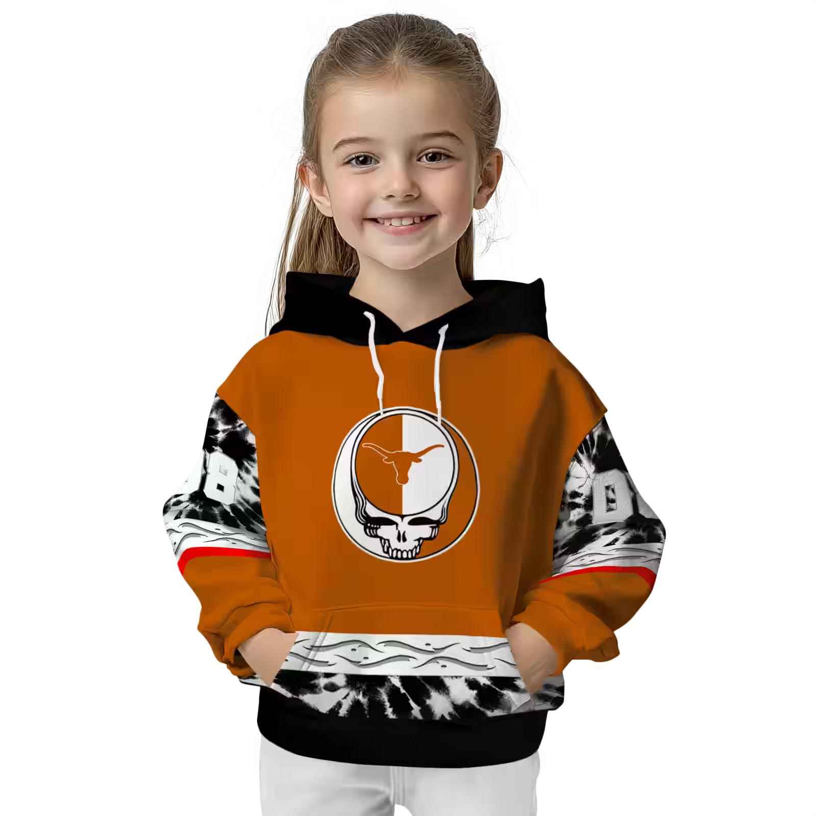 custom texas longhorns grateful vibes orange hoodie top rated