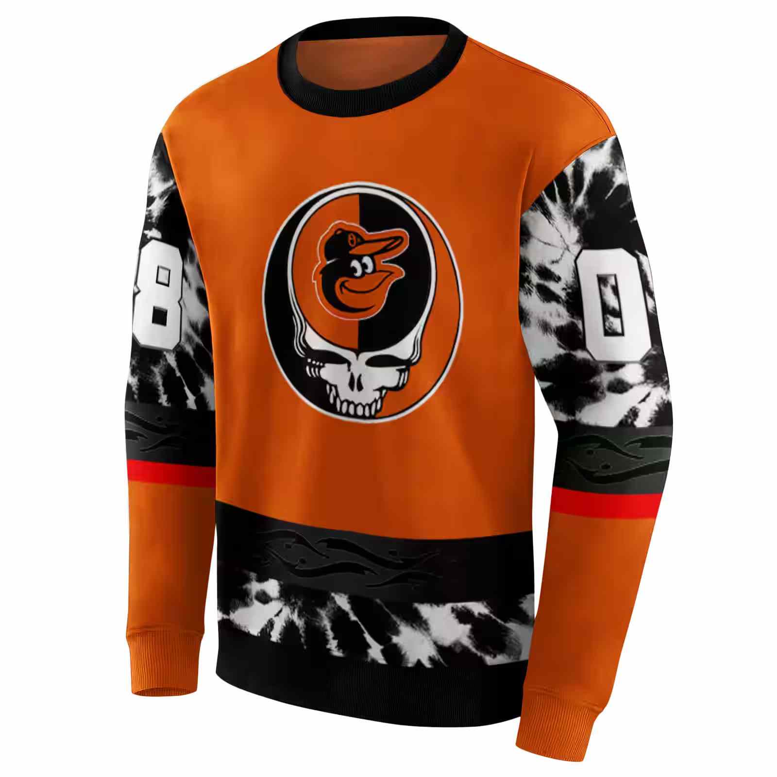 customized baltimore orioles grateful vibes orange hoodie new arrival