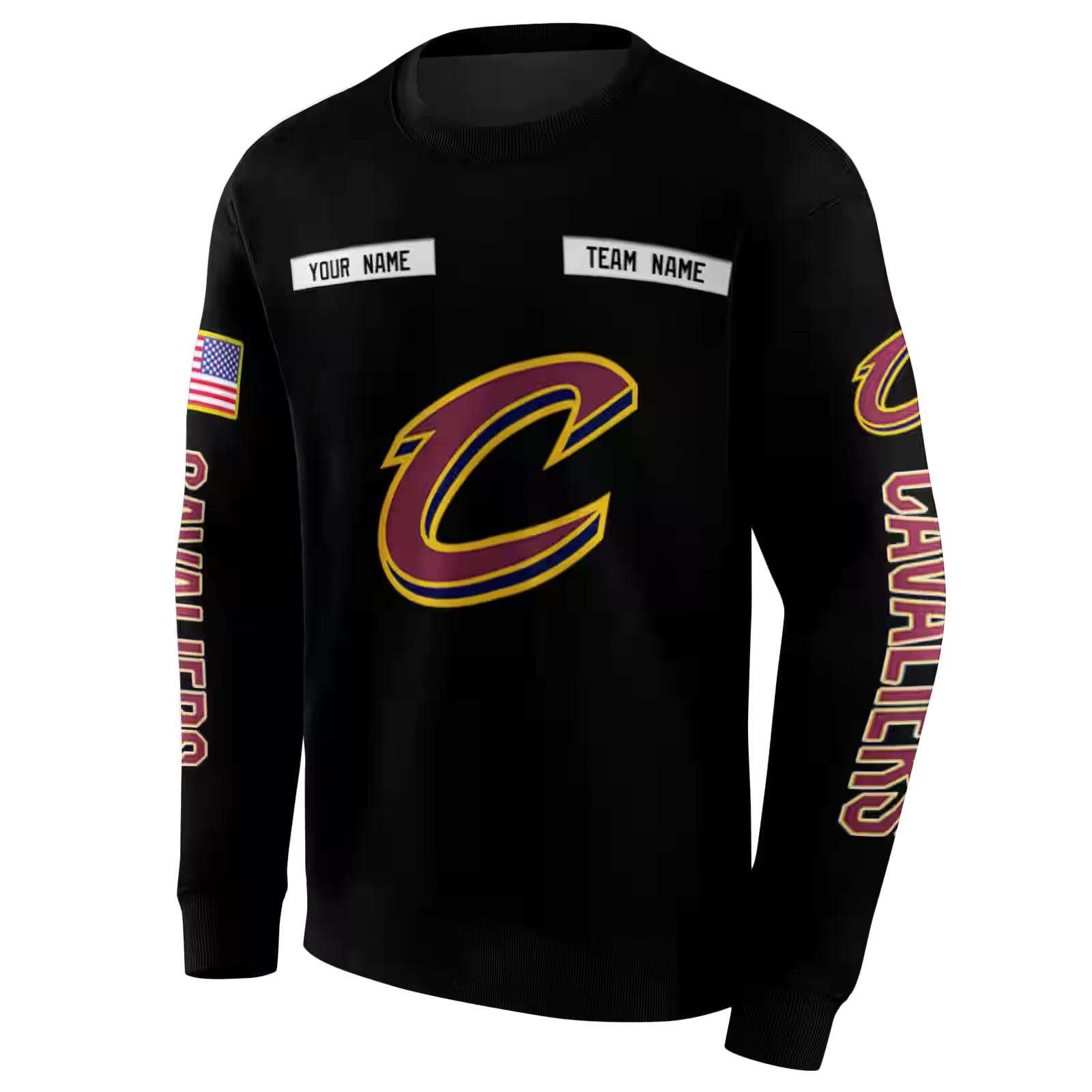 customized cleveland cavaliers punisher skull black hoodie new arrival