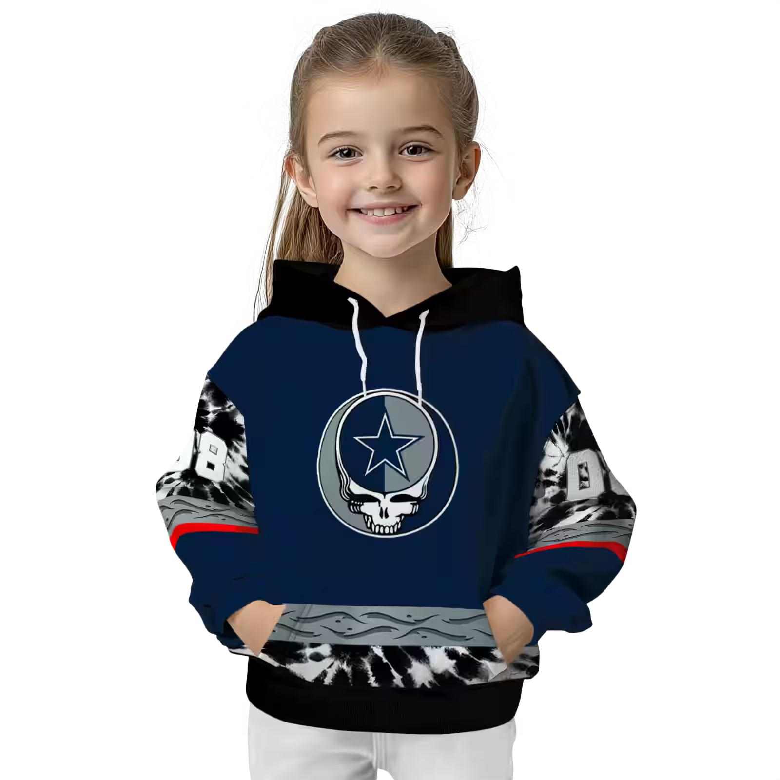 customized dallas cowboys grateful vibes blue hoodie top rated