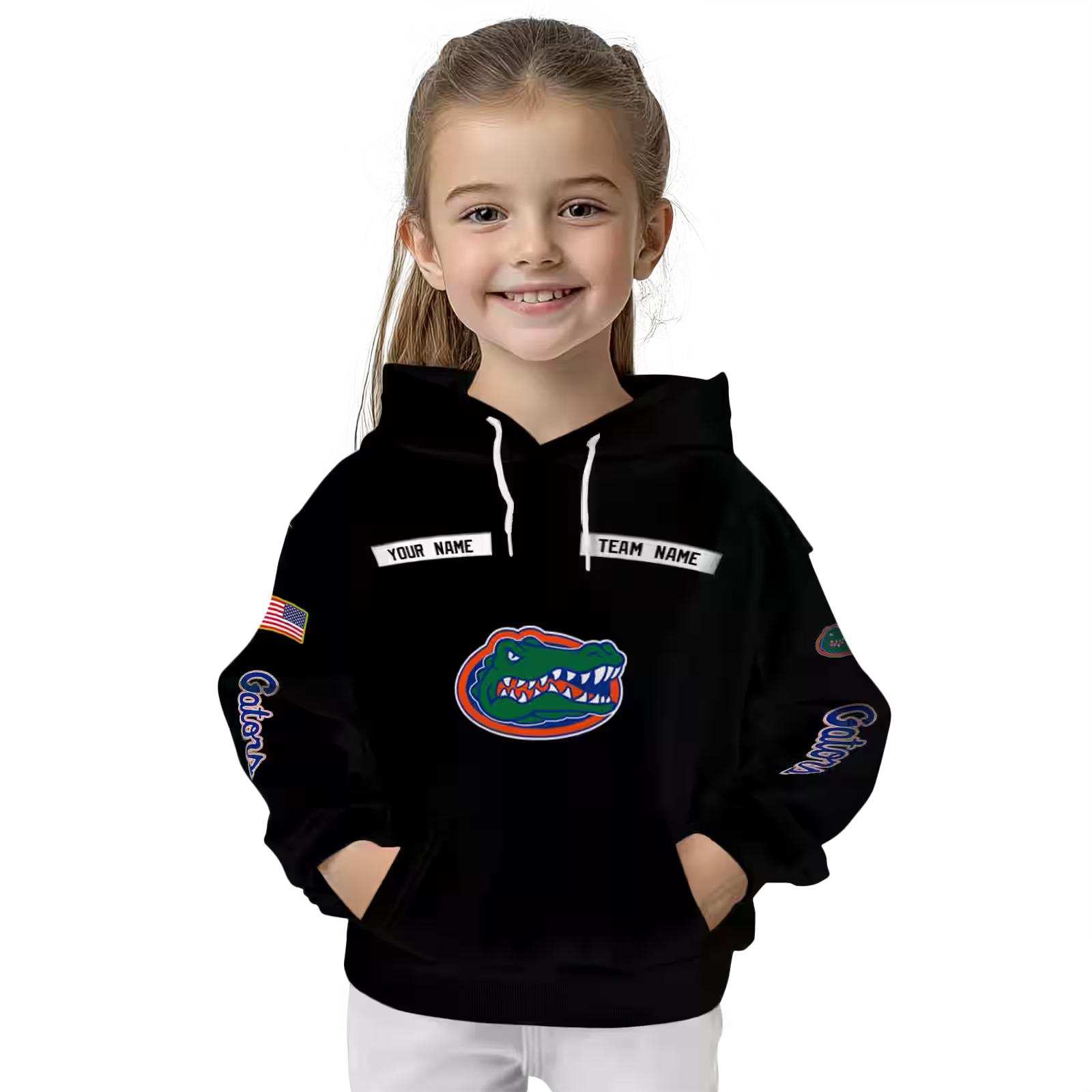 customized florida gators punisher skull black hoodie top rated