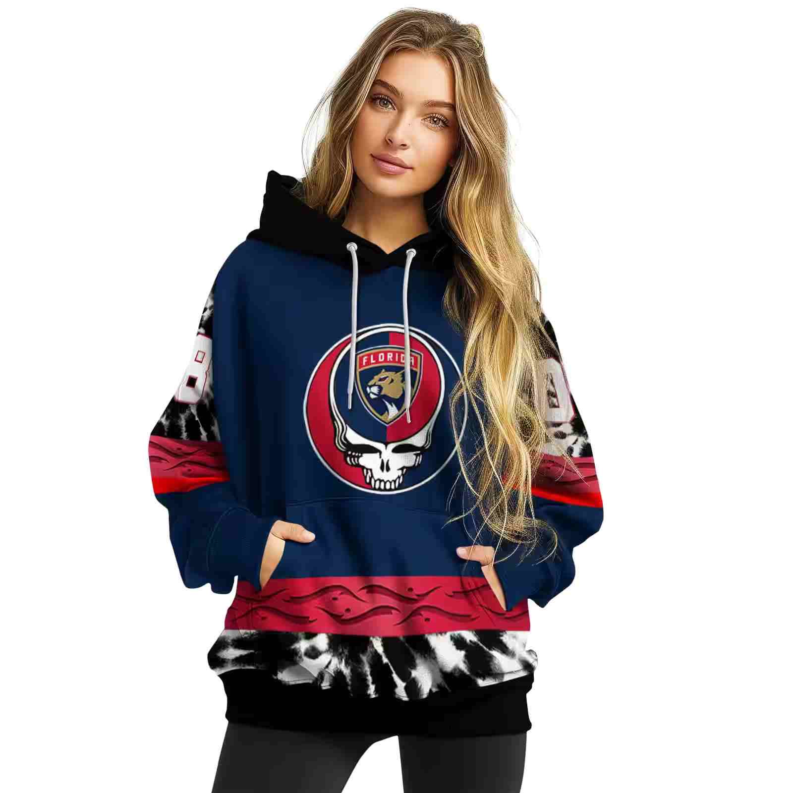 customized florida panthers grateful vibes red hoodie high quality