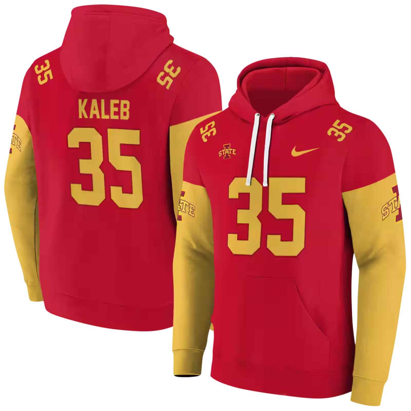 customized iowa state cyclones minimal design red hoodie fashion forward