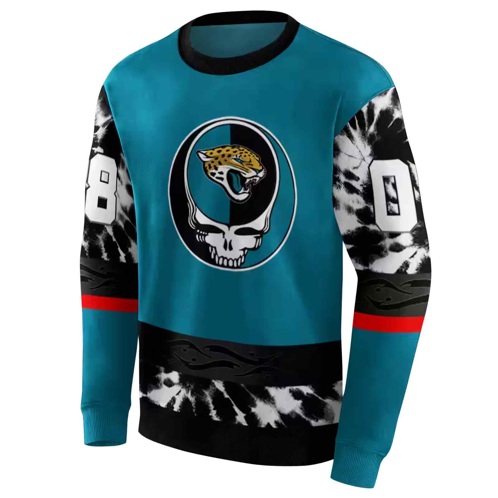 customized jacksonville jaguars grateful vibes teal hoodie new arrival