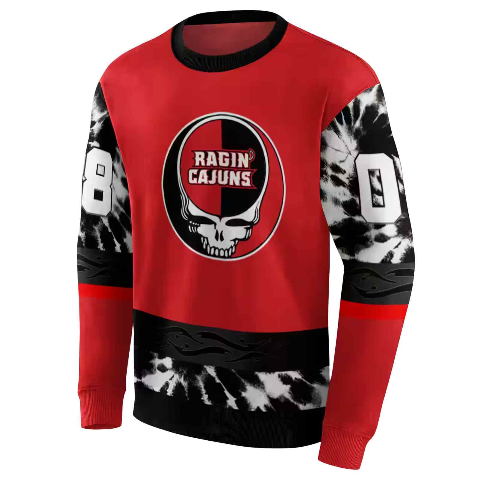 customized louisiana ragin cajuns grateful vibes red hoodie new arrival