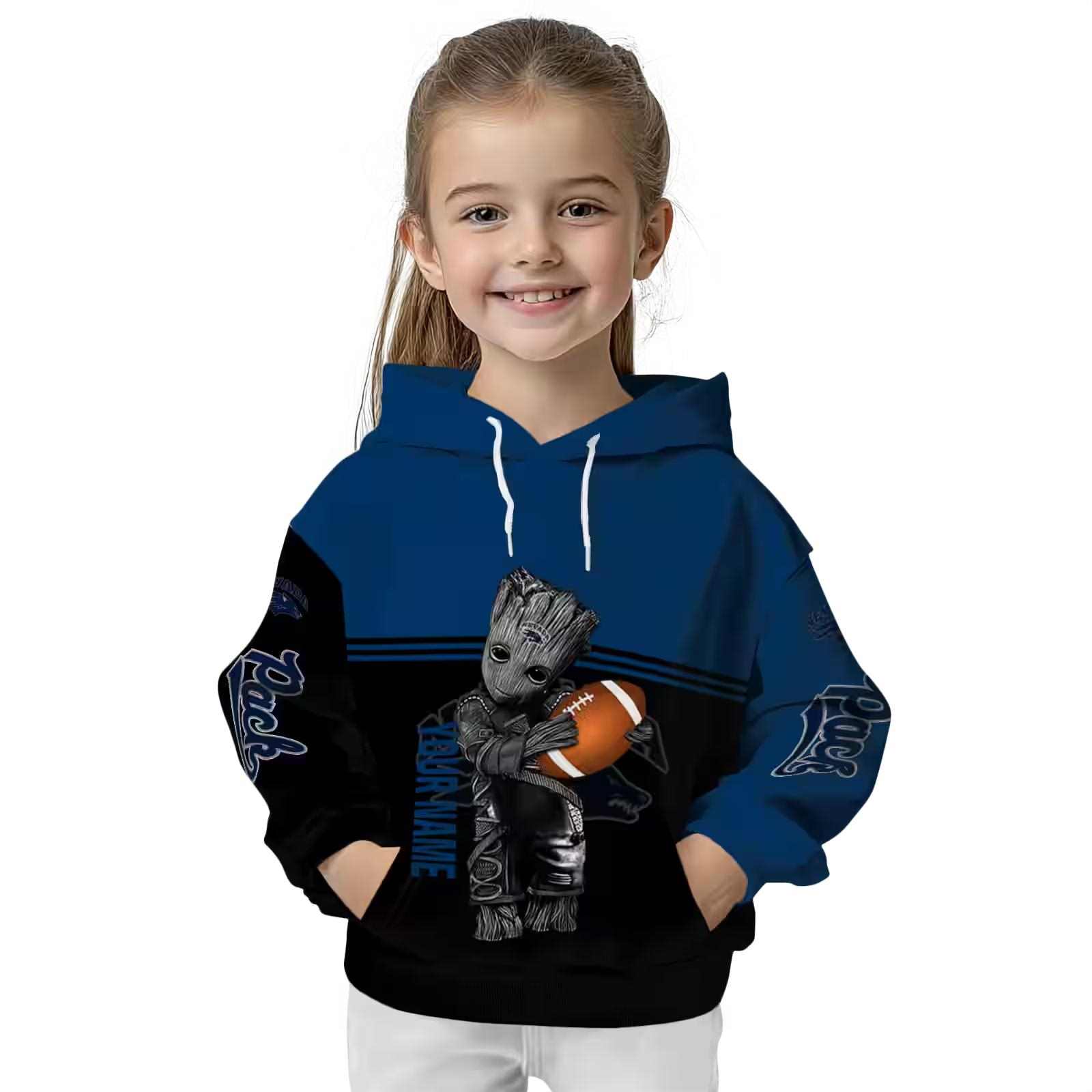 customized nevada wolf pack baby groot blue black hoodie top rated