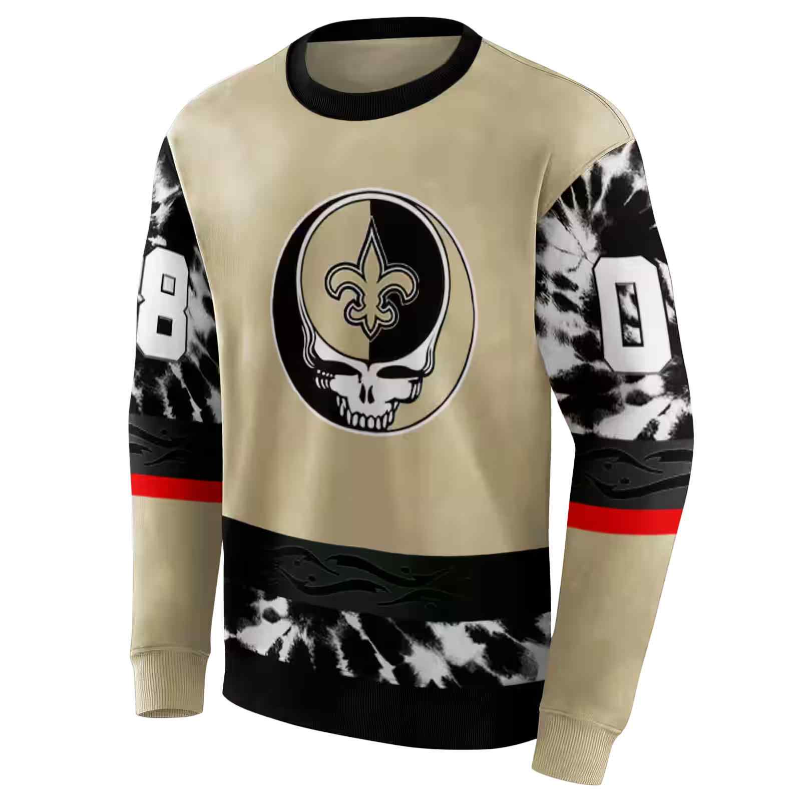 customized new orleans saints grateful vibes gold hoodie new arrival